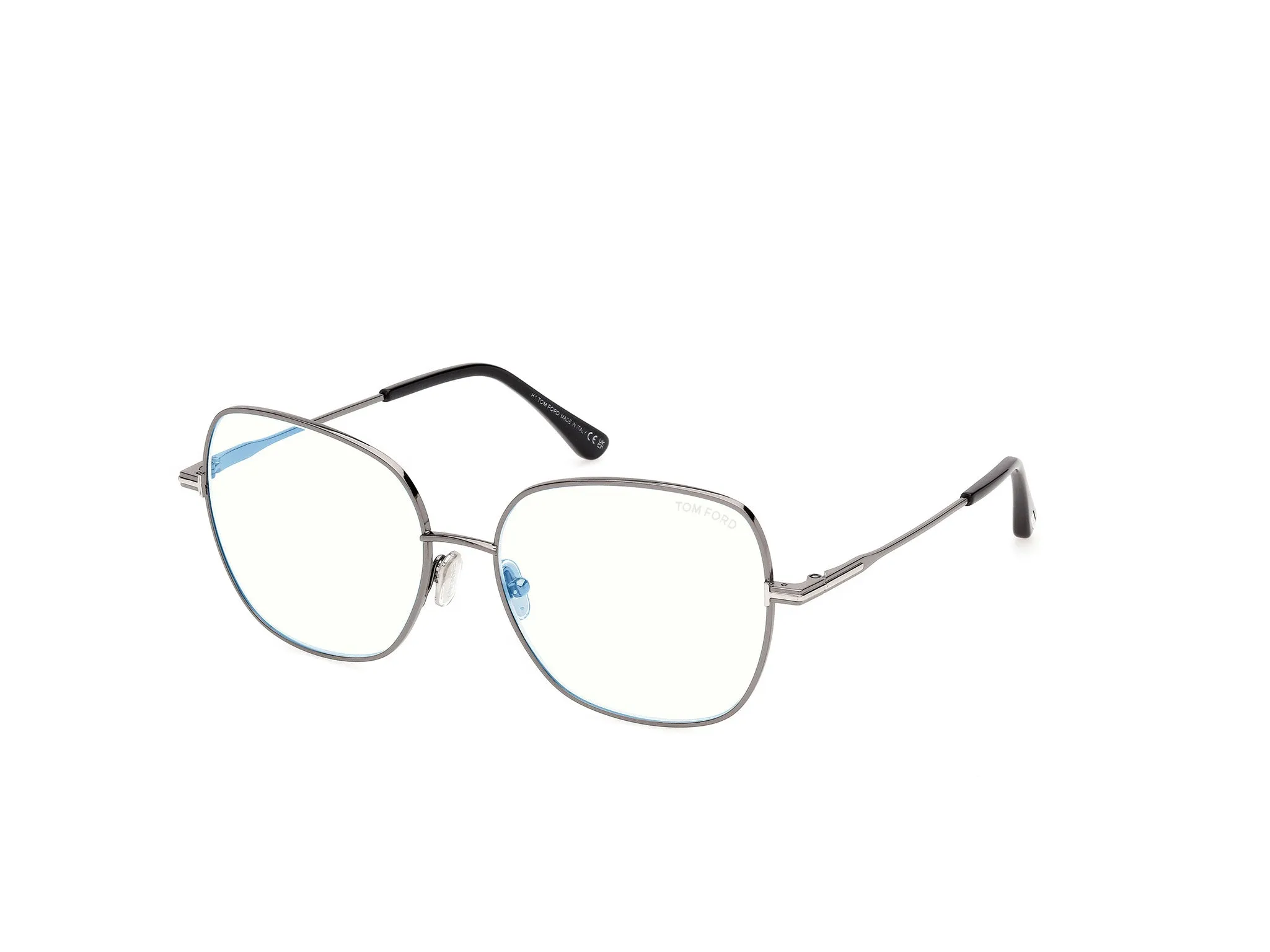 TOM FORD FT6196-B 12 Montature da vista Metallo Grigio Squadrata Normale - immagine 1
