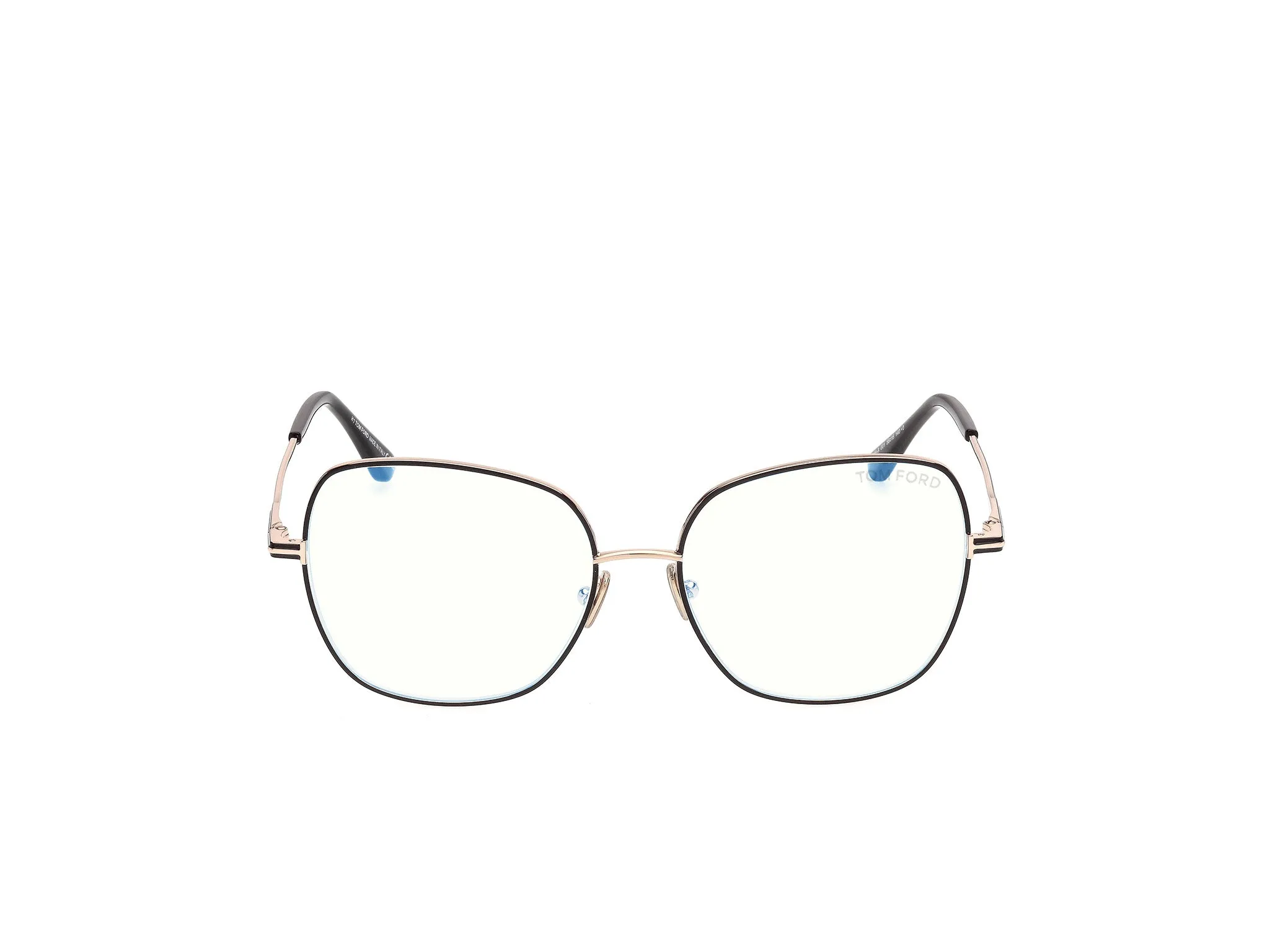 TOM FORD FT6196-B 1 Montature da vista Metallo Nero Squadrata Normale - immagine 2