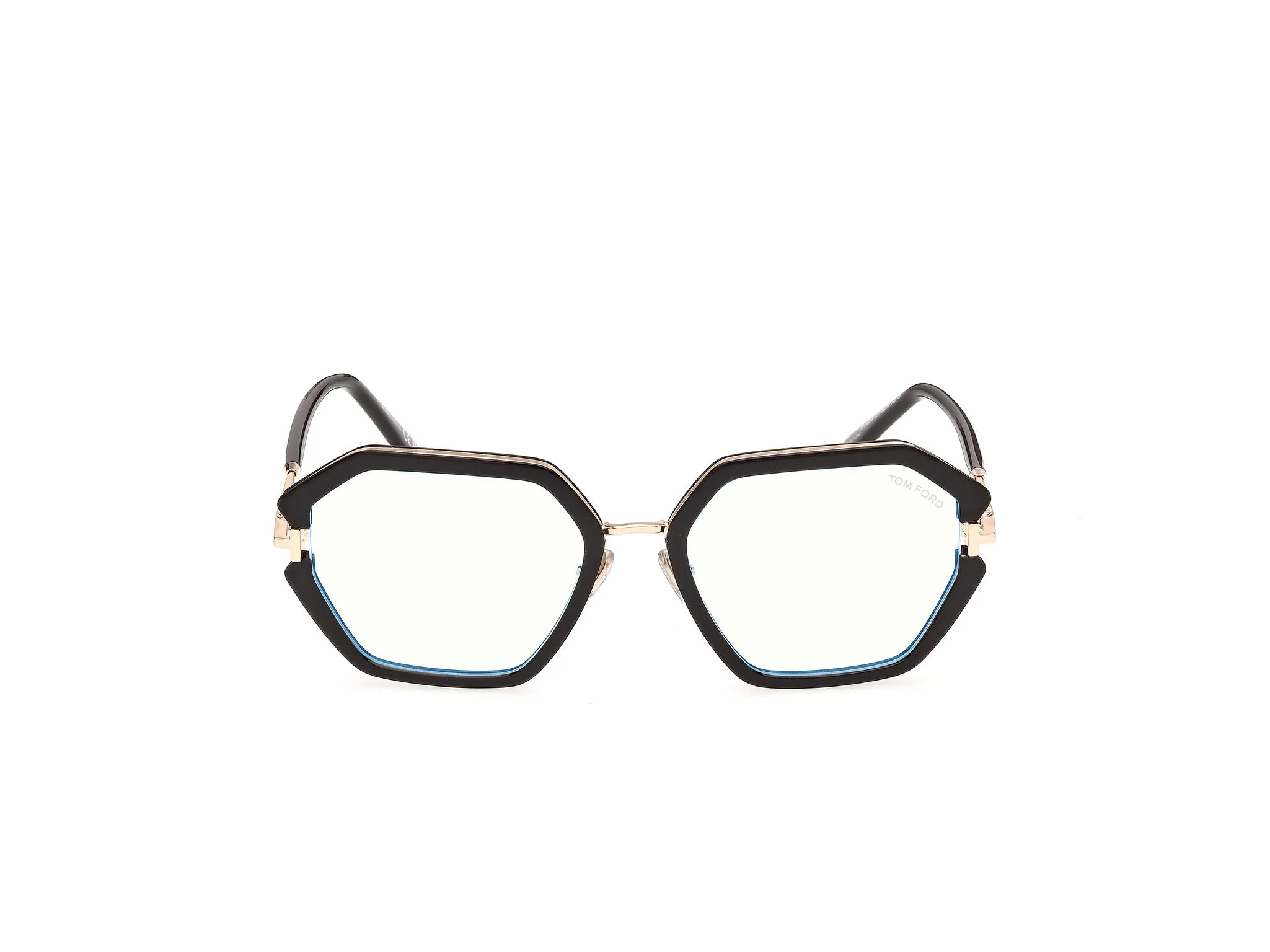 TOM FORD FT6195-B 1 Montature da vista Iniettato Nero Geometrica Normale - immagine 2