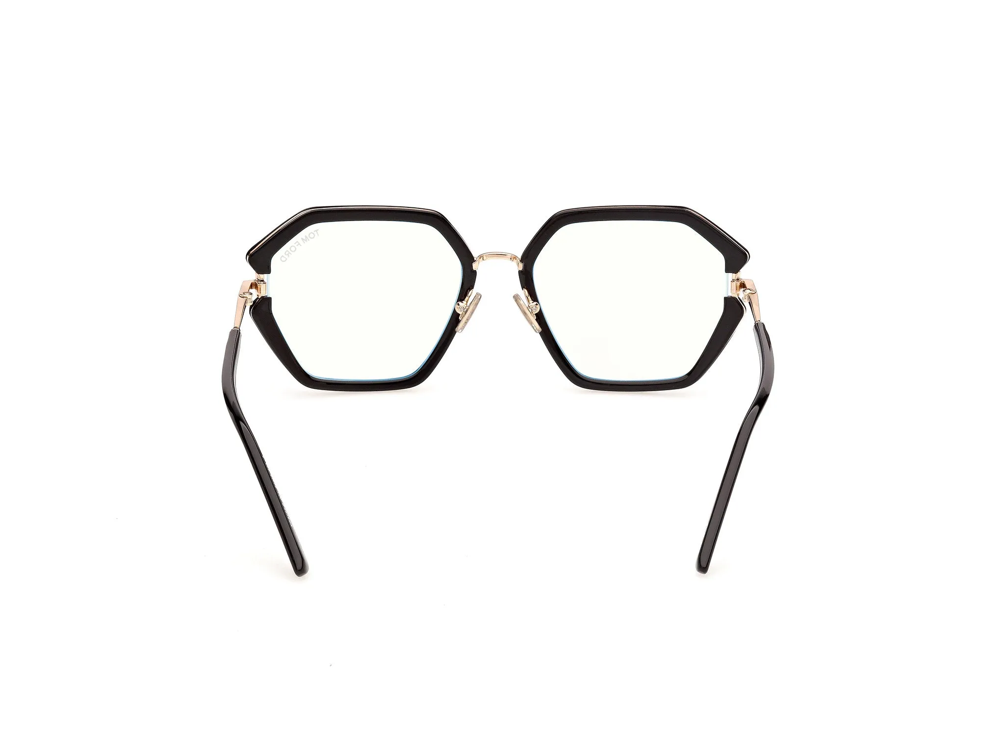 TOM FORD FT6195-B 1 Montature da vista Iniettato Nero Geometrica Normale - immagine 4
