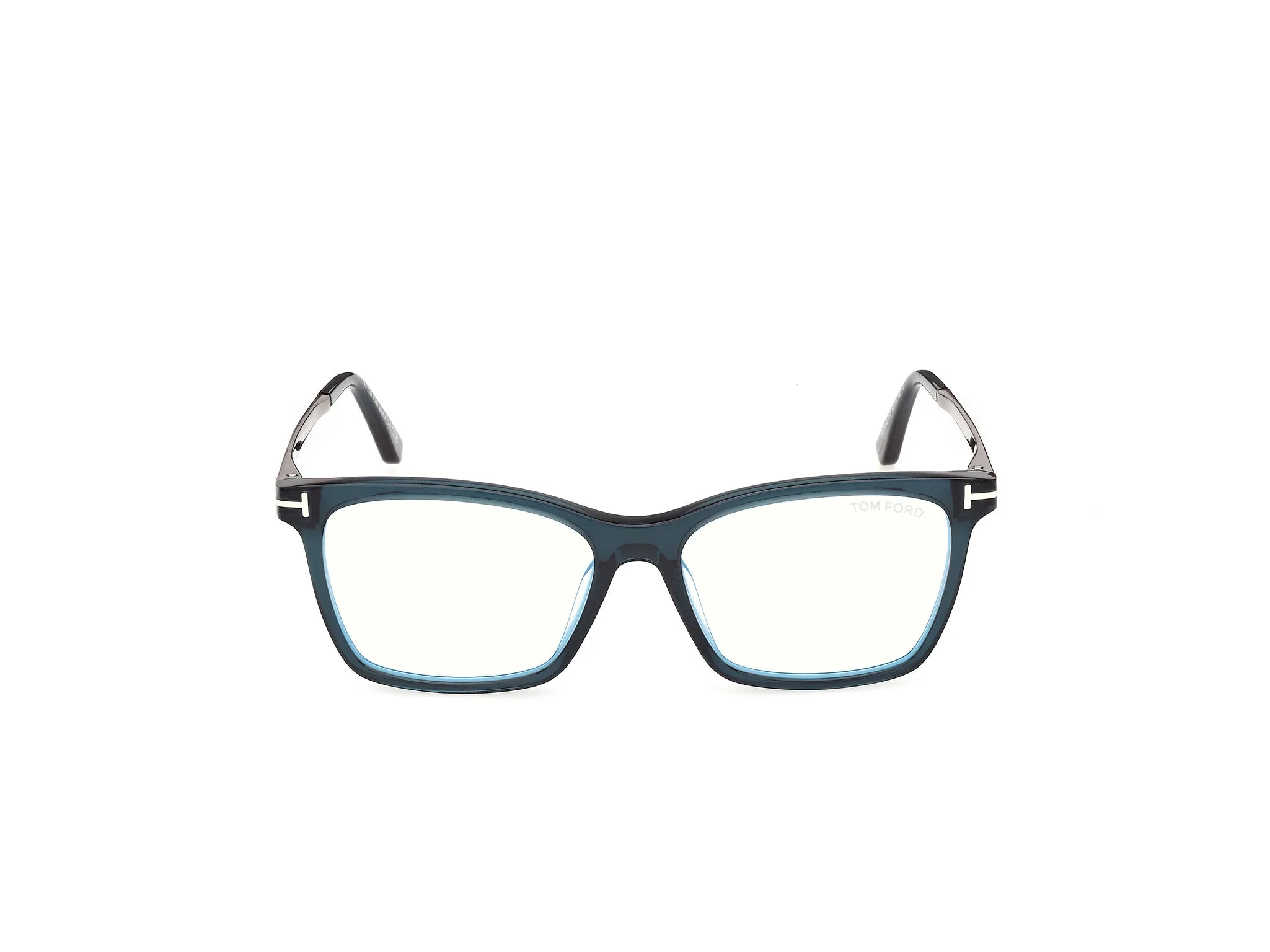 TOM FORD FT6194-B 87 Montature da vista Acetato Turchese Squadrata Normale - immagine 2