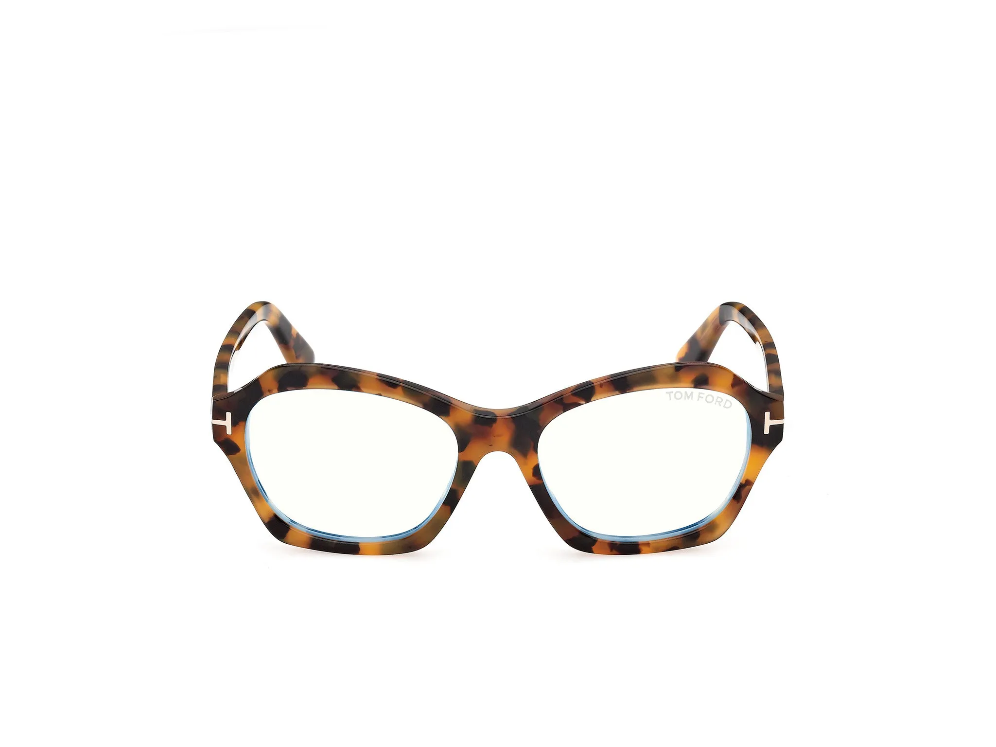 TOM FORD FT6193-B 56 Montature da vista Acetato Havana Geometrica Normale - immagine 2