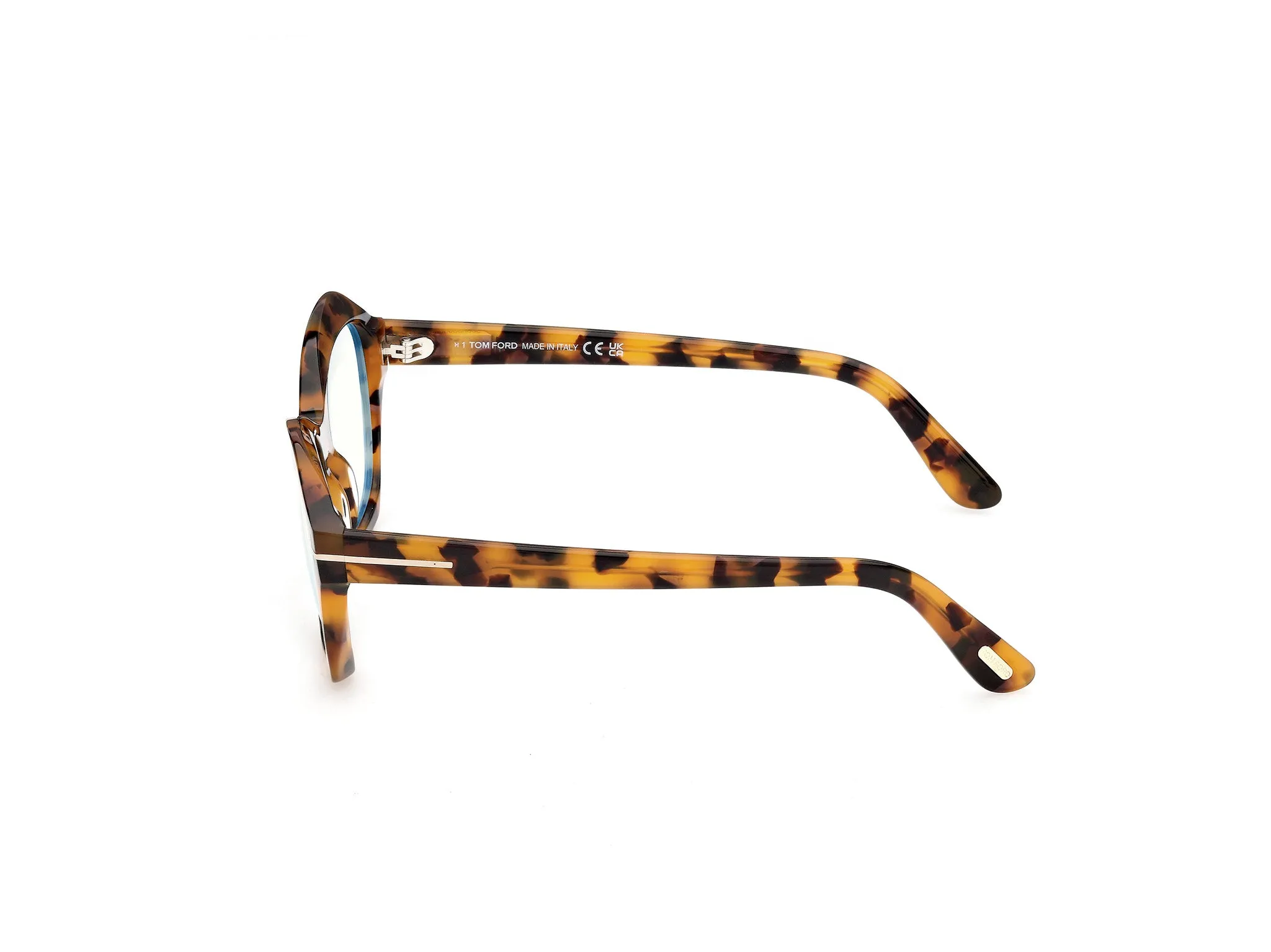 TOM FORD FT6193-B 56 Montature da vista Acetato Havana Geometrica Normale - immagine 3