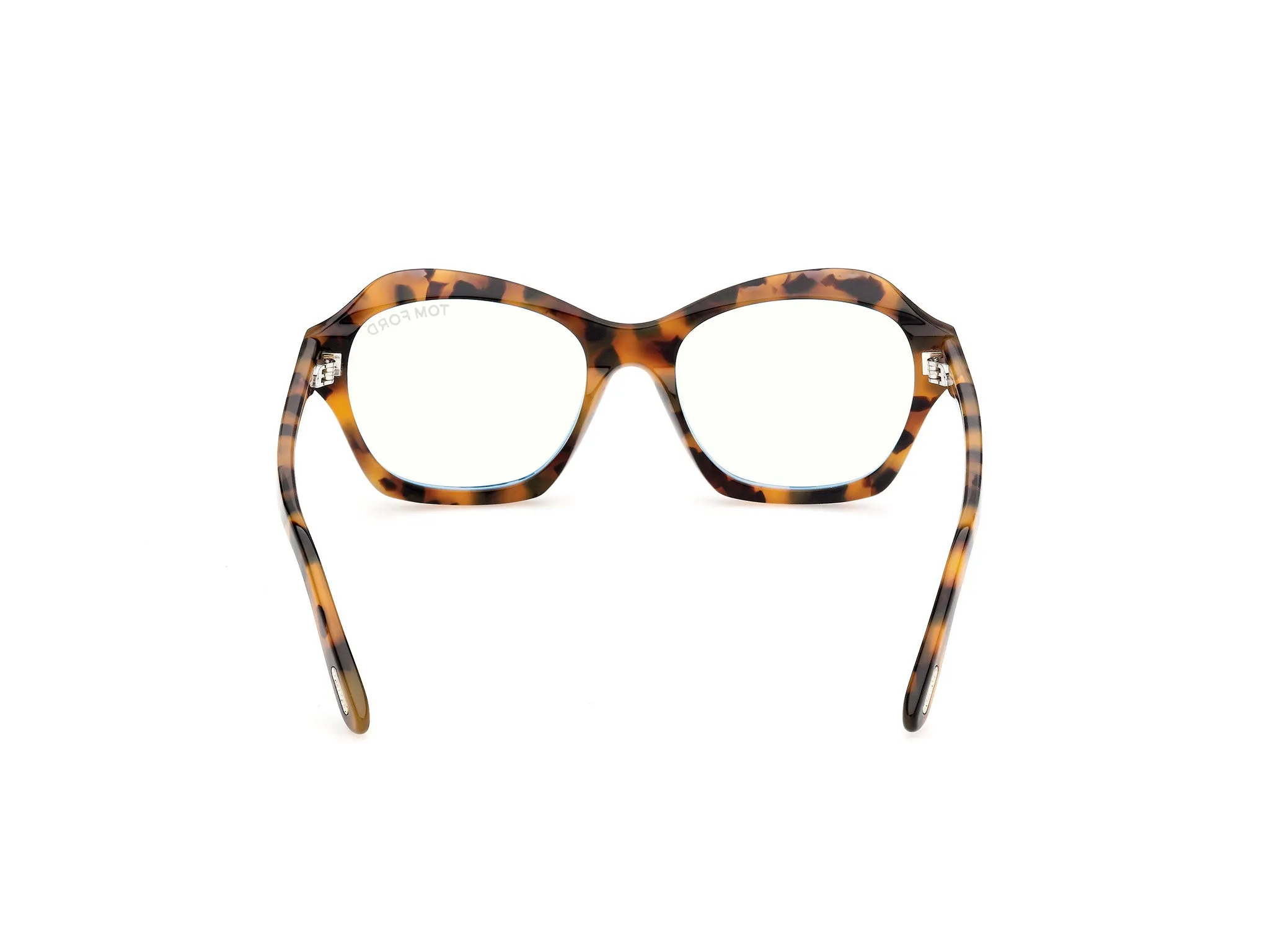 TOM FORD FT6193-B 56 Montature da vista Acetato Havana Geometrica Normale - immagine 4