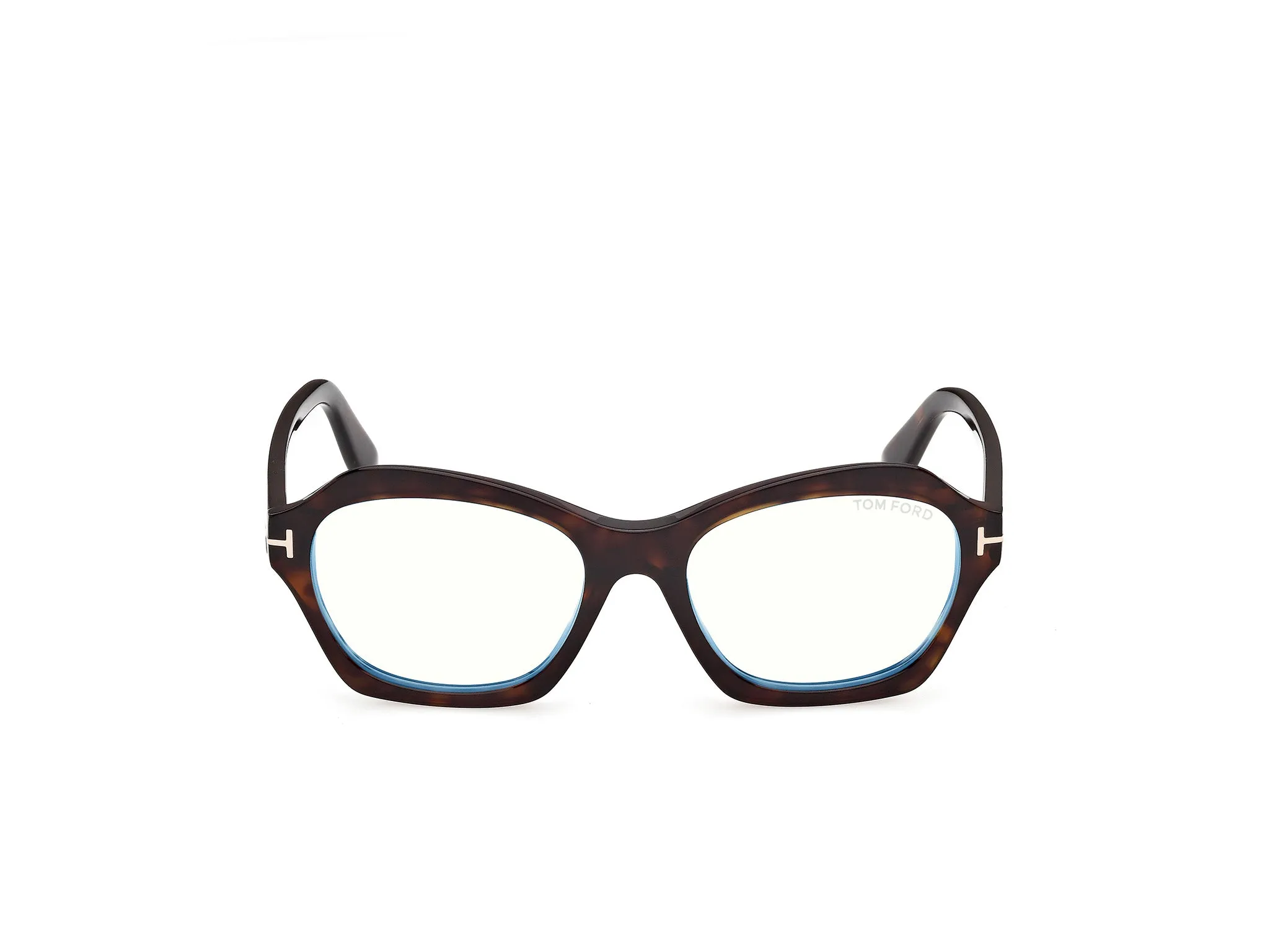 TOM FORD FT6193-B 52 Montature da vista Acetato Havana Geometrica Normale - immagine 2