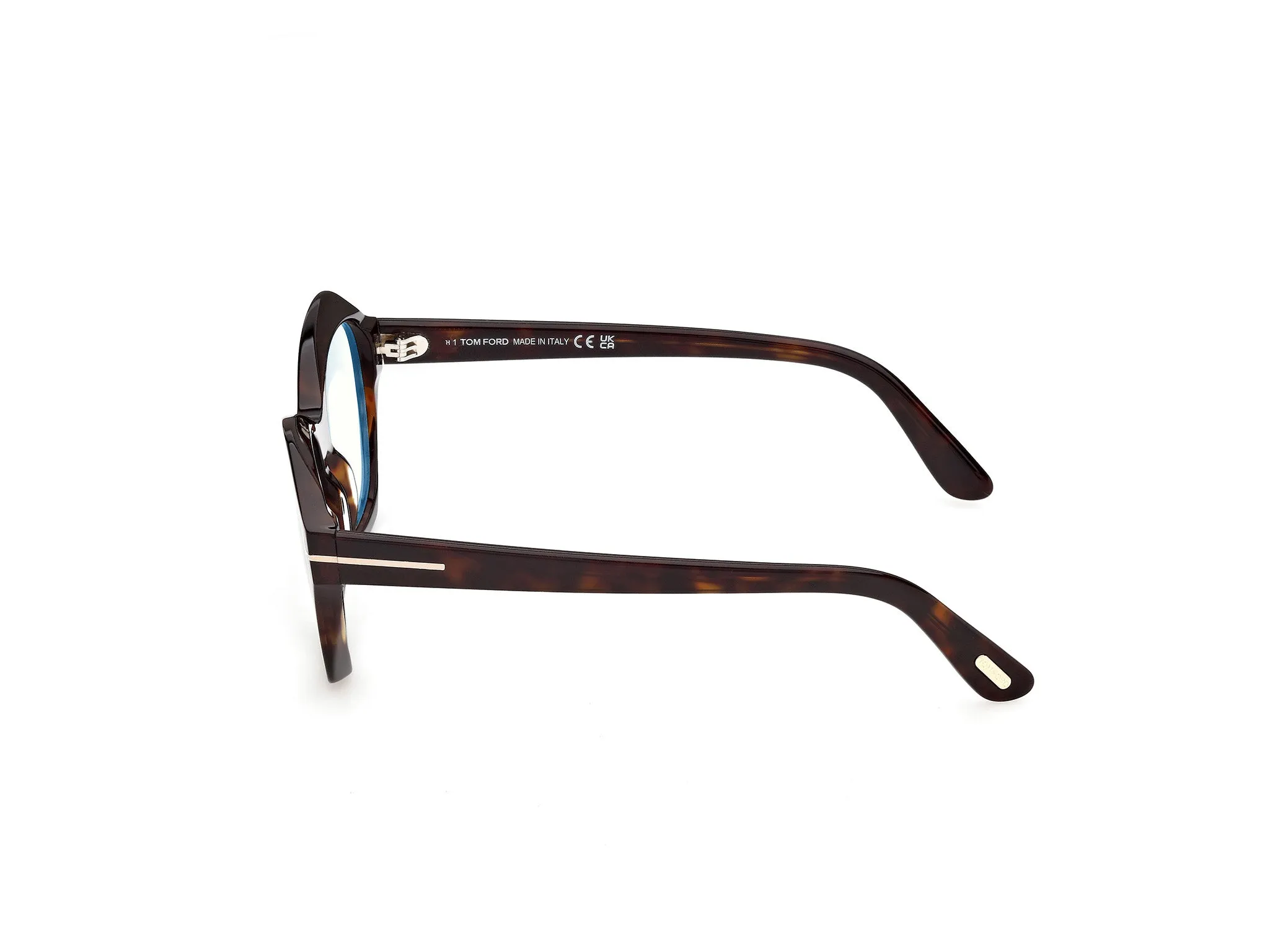 TOM FORD FT6193-B 52 Montature da vista Acetato Havana Geometrica Normale - immagine 3