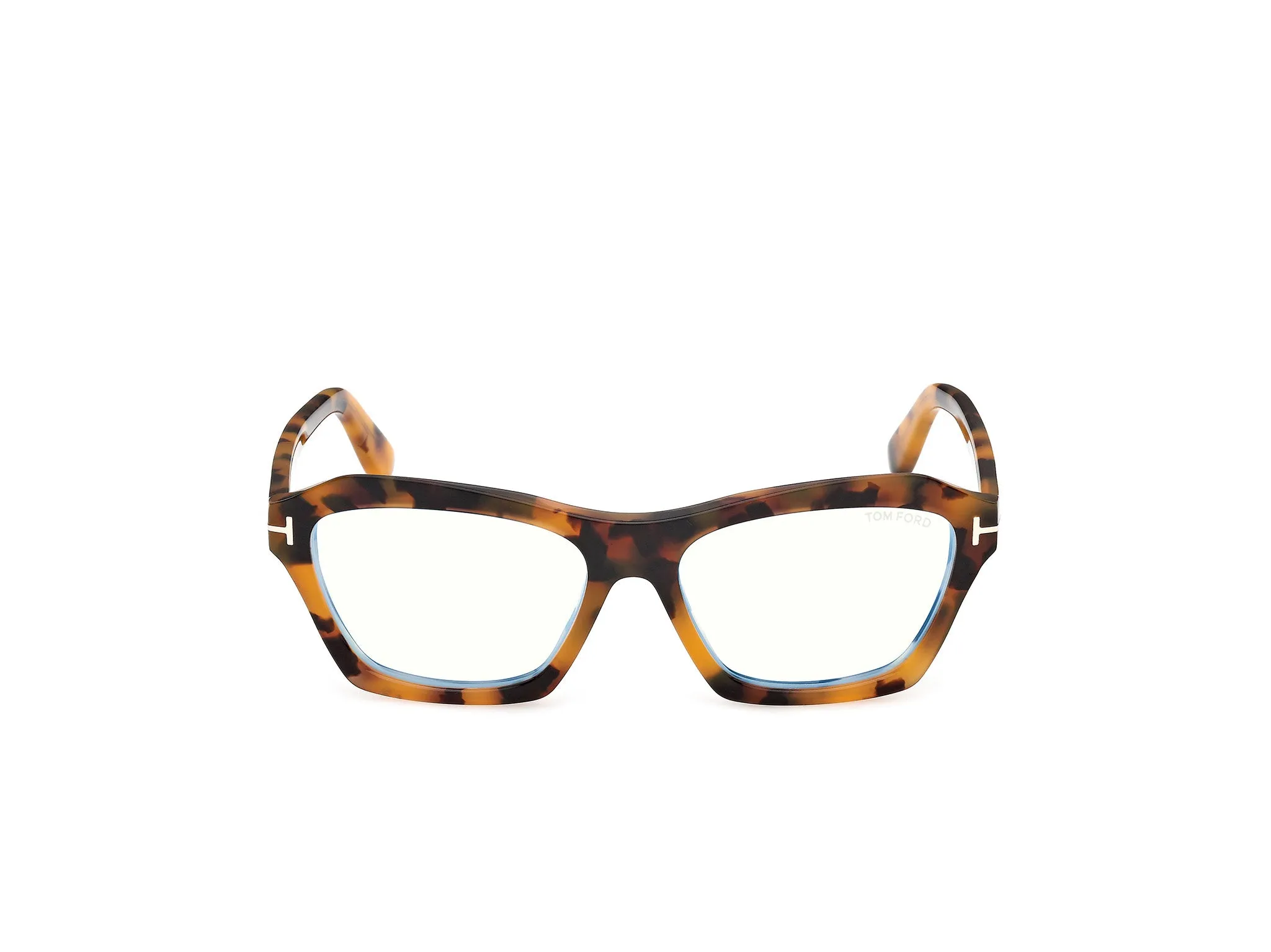 TOM FORD FT6192-B 56 Montature da vista Acetato Havana Geometrica Normale - immagine 2