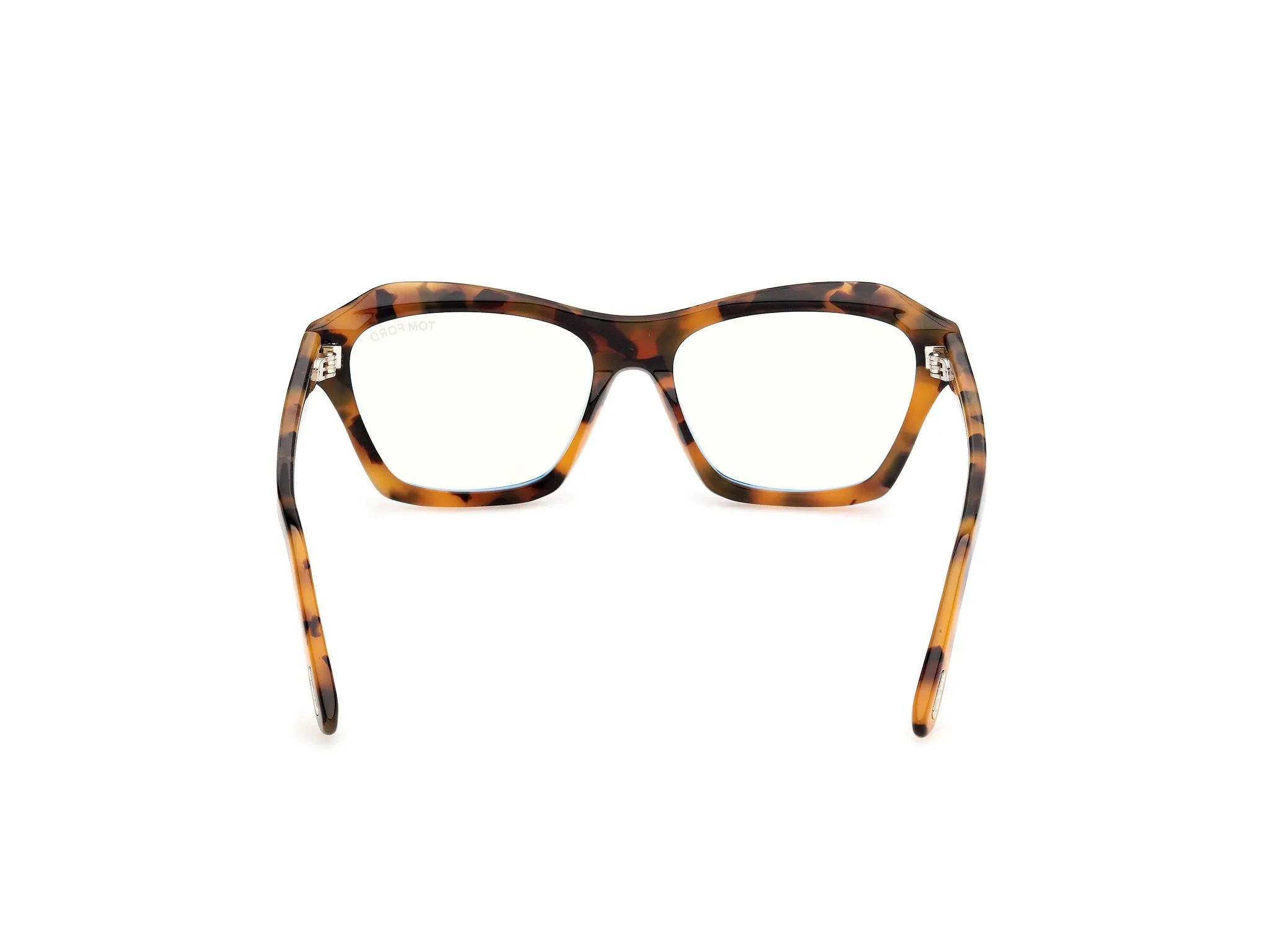 TOM FORD FT6192-B 56 Montature da vista Acetato Havana Geometrica Normale - immagine 4