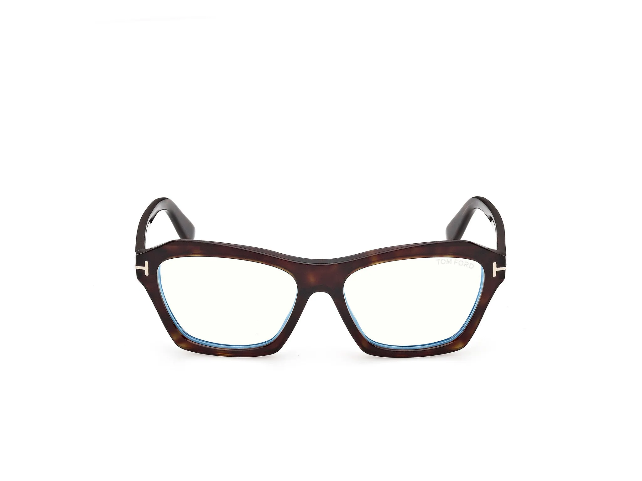 TOM FORD FT6192-B 52 Montature da vista Acetato Havana Geometrica Normale - immagine 2