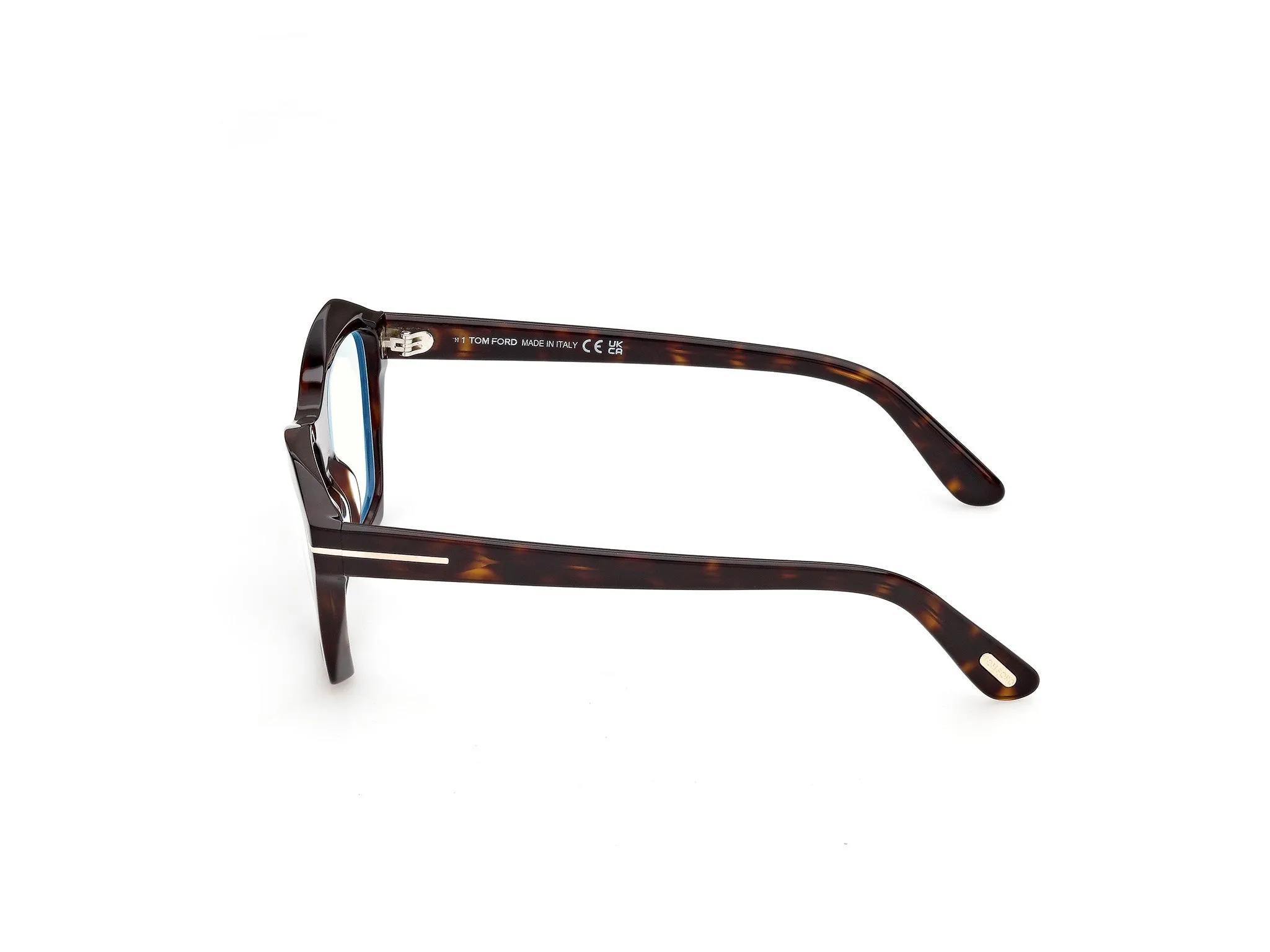 TOM FORD FT6192-B 52 Montature da vista Acetato Havana Geometrica Normale - immagine 3