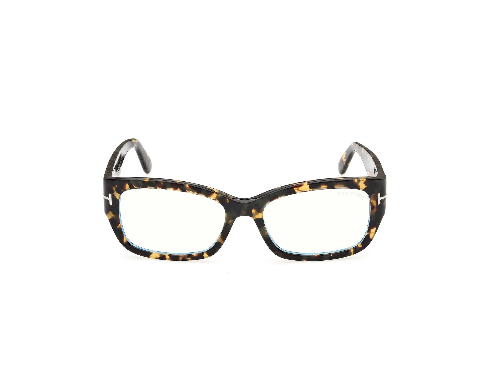 TOM FORD FT6191-B 55 Montature da vista Acetato Havana Squadrata Normale - immagine 2