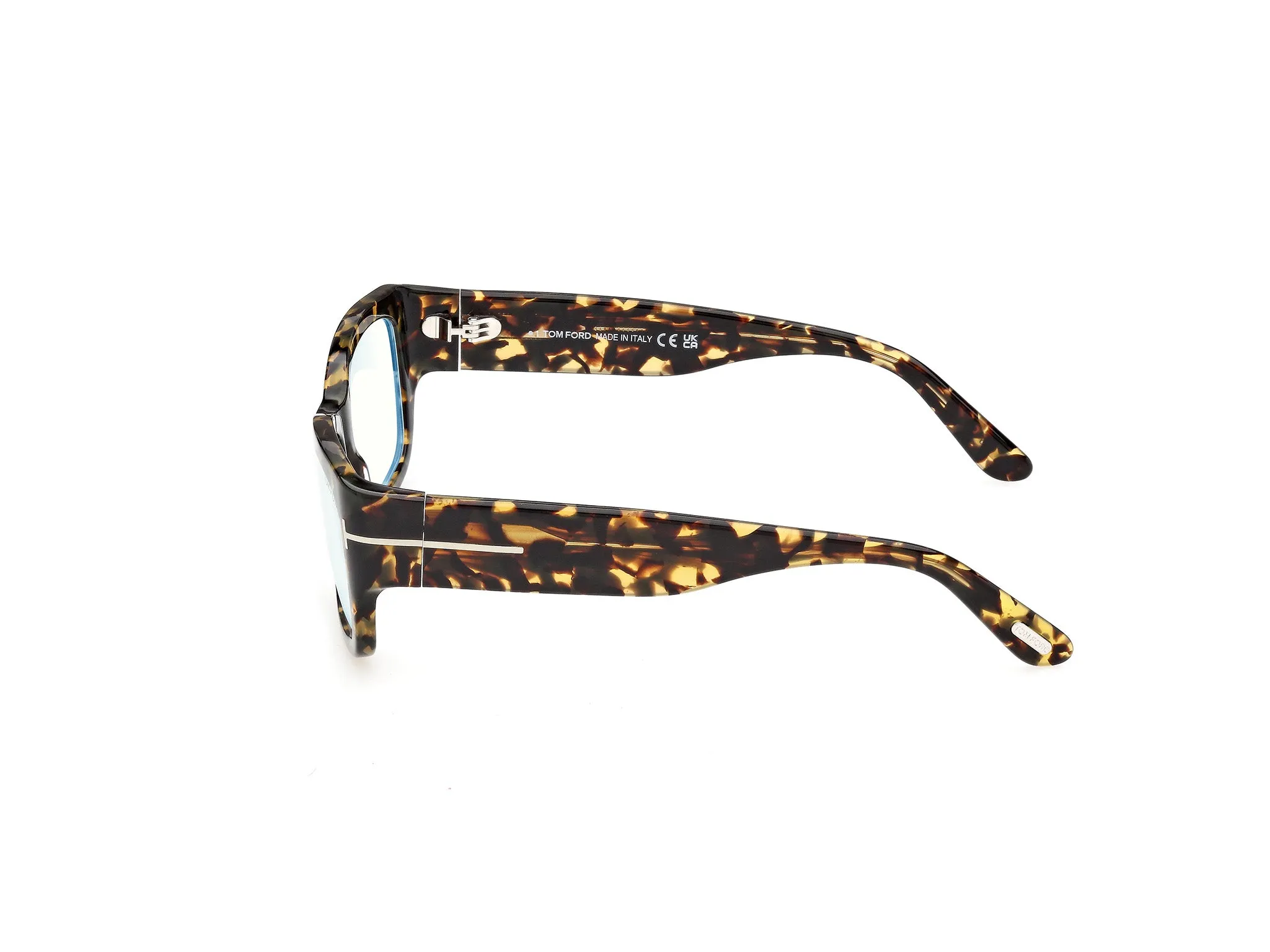 TOM FORD FT6191-B 55 Montature da vista Acetato Havana Squadrata Normale - immagine 3