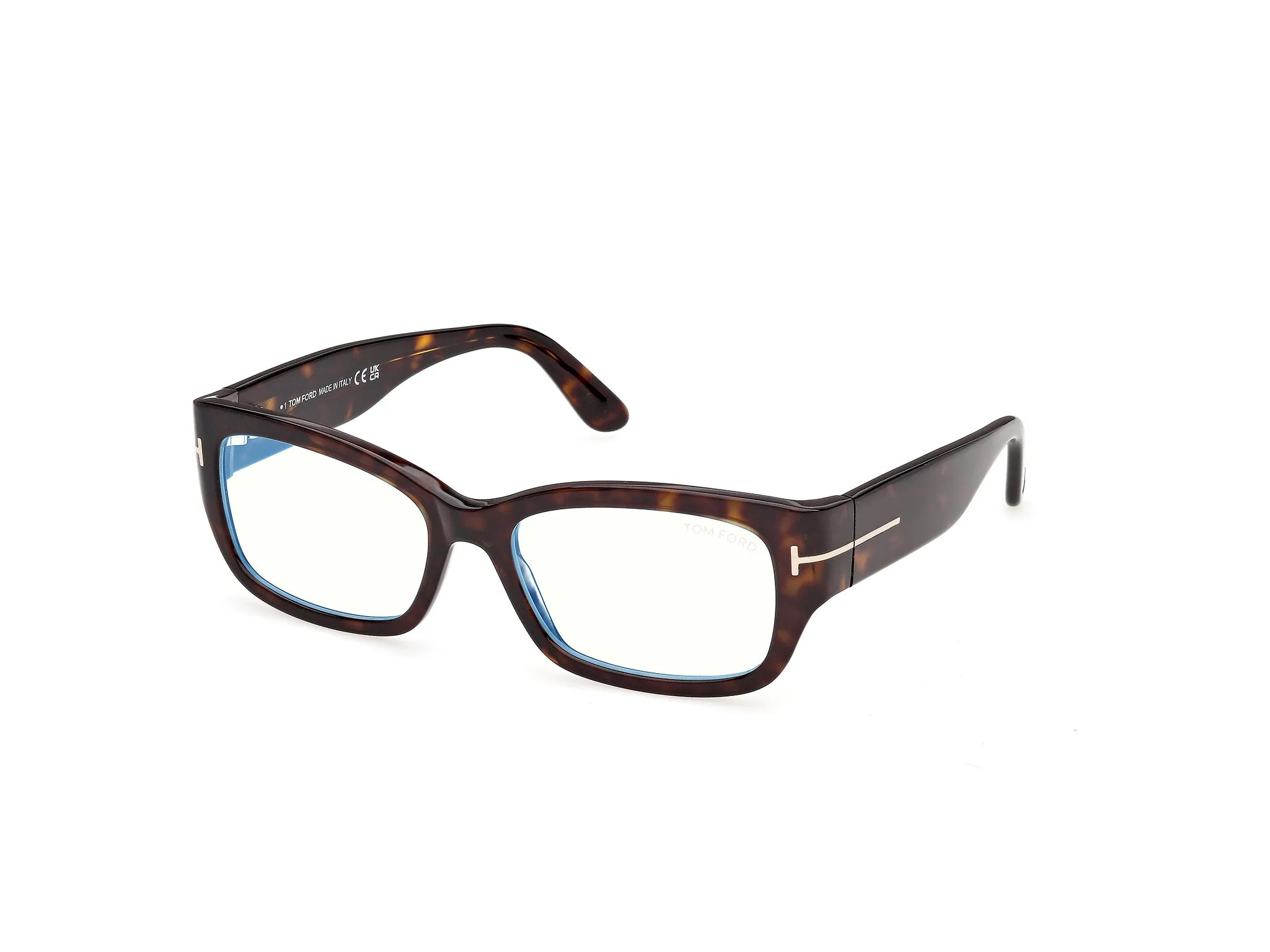 TOM FORD FT6191-B 52 Montature da vista Acetato Havana Squadrata Normale - immagine 1