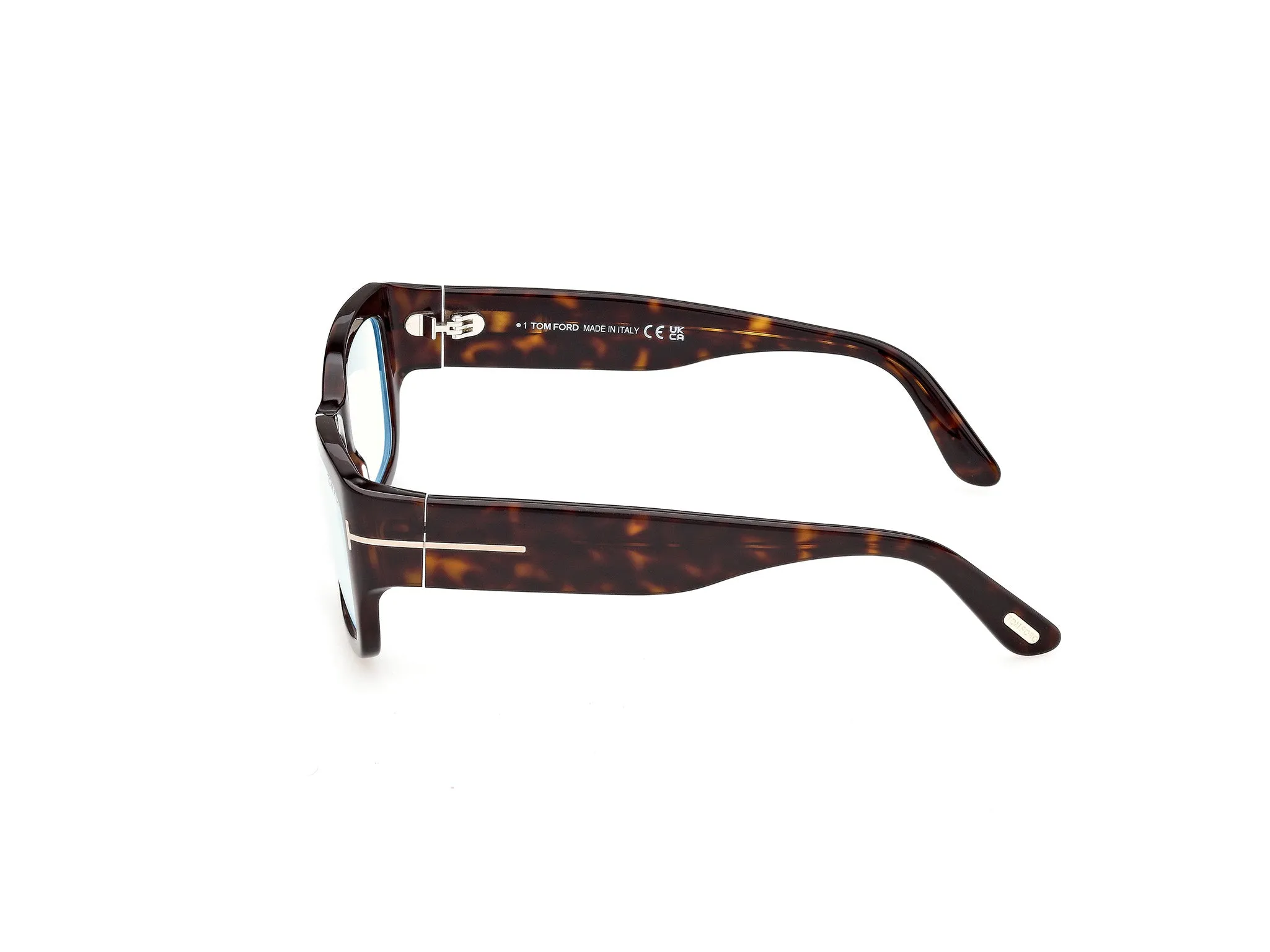 TOM FORD FT6191-B 52 Montature da vista Acetato Havana Squadrata Normale - immagine 3