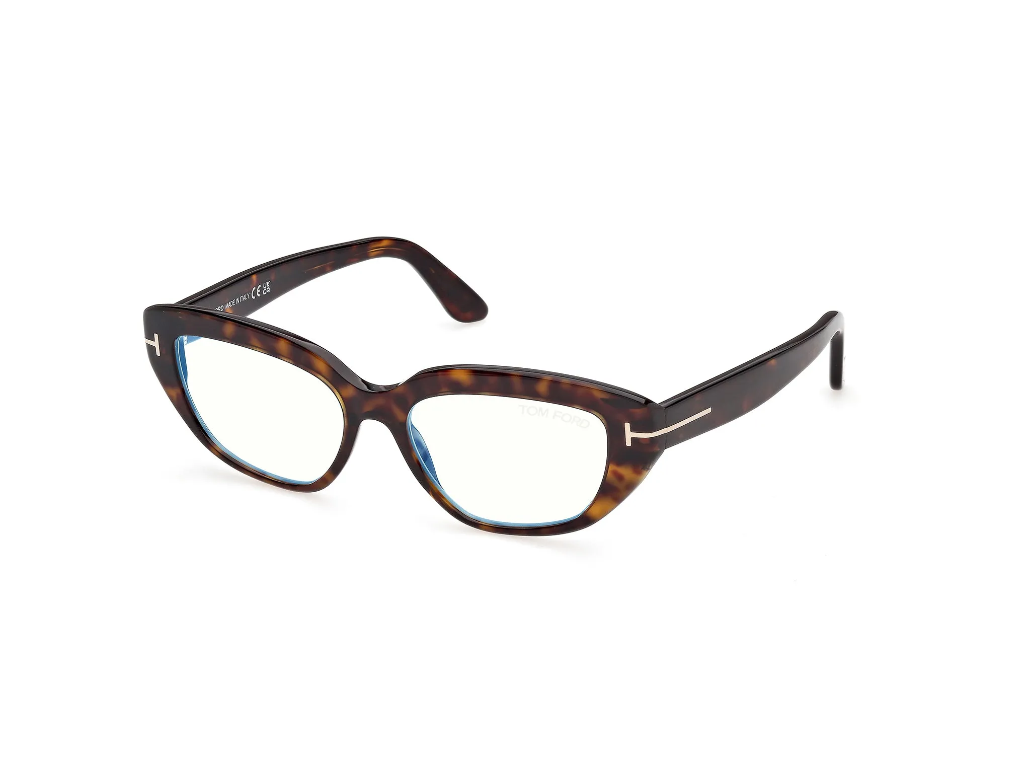 TOM FORD FT6190-B 52 Montature da vista Acetato Havana Cat Eye Normale - immagine 1