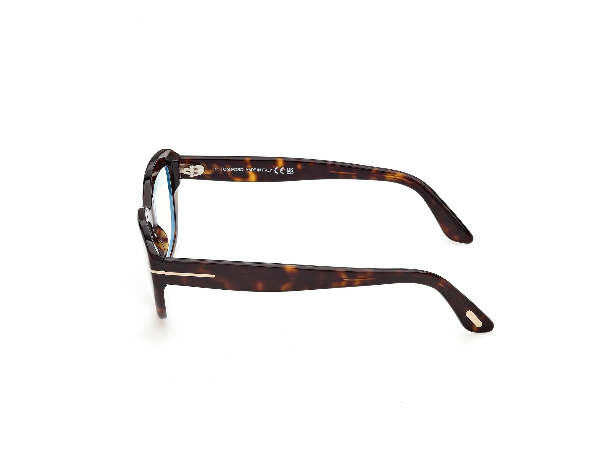 TOM FORD FT6190-B 52 Montature da vista Acetato Havana Cat Eye Normale - immagine 3
