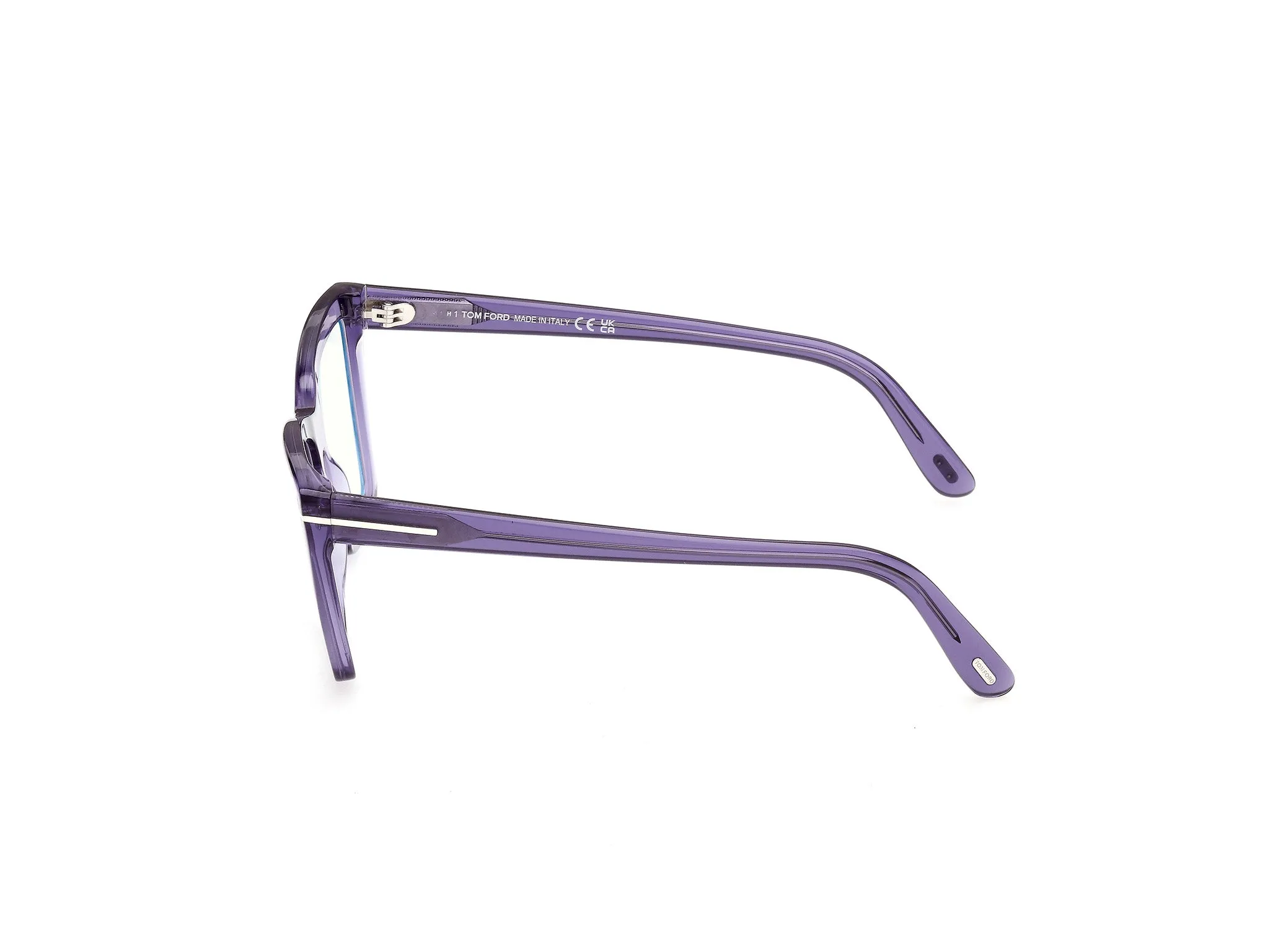 TOM FORD FT6189-B 81 Montature da vista Acetato Viola Cat Eye Normale - immagine 3