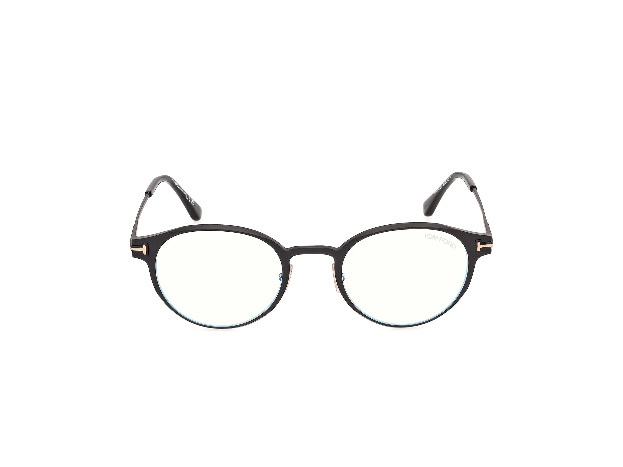 TOM FORD FT6188-B 1 Montature da vista Metallo Nero Rotonda Normale - immagine 2