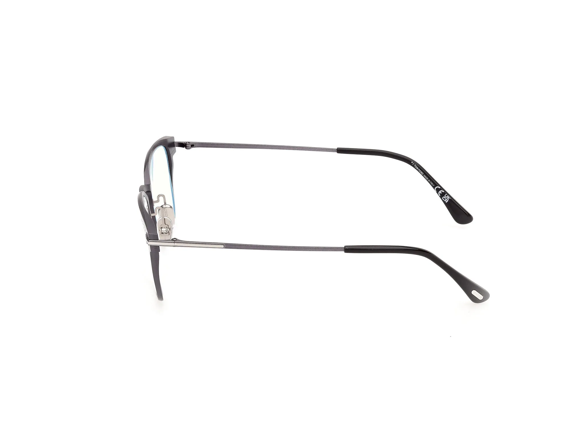 TOM FORD FT6187-B 20 Montature da vista Metallo Grigio Squadrata Normale - immagine 3