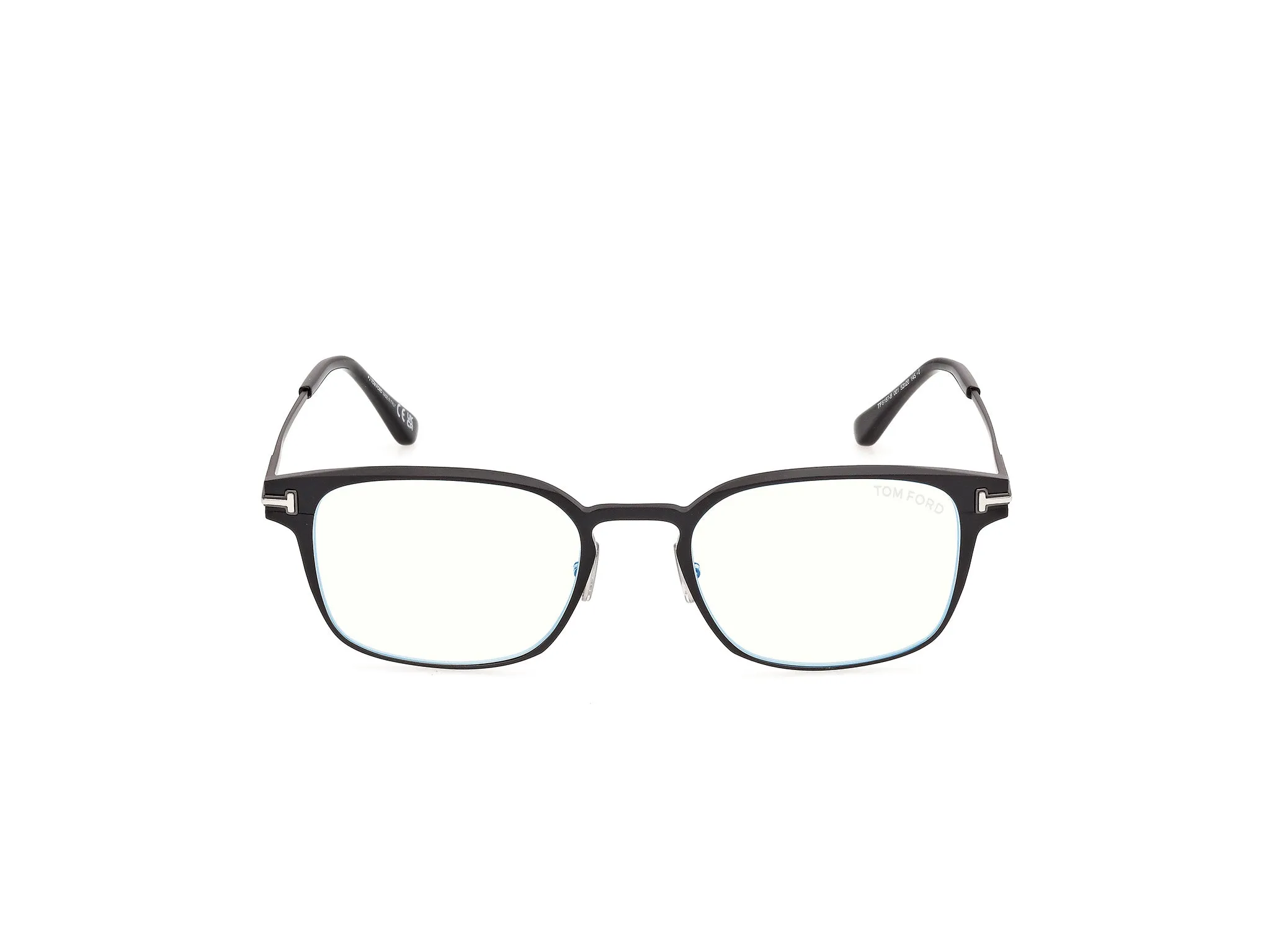 TOM FORD FT6187-B 1 Montature da vista Metallo Nero Squadrata Normale - immagine 2