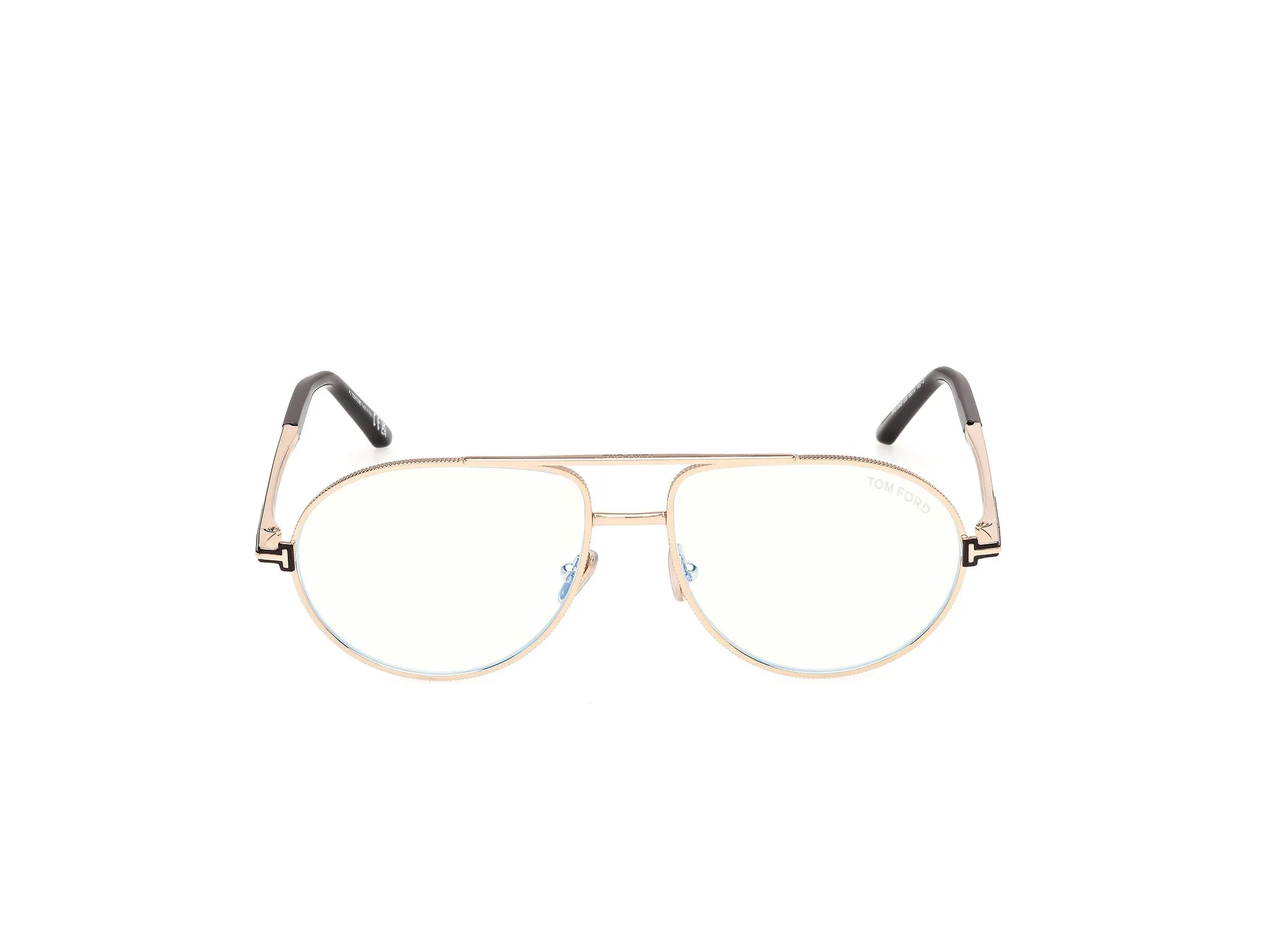 TOM FORD FT6186-B 28 Montature da vista Metallo Oro Pilot Normale - immagine 2