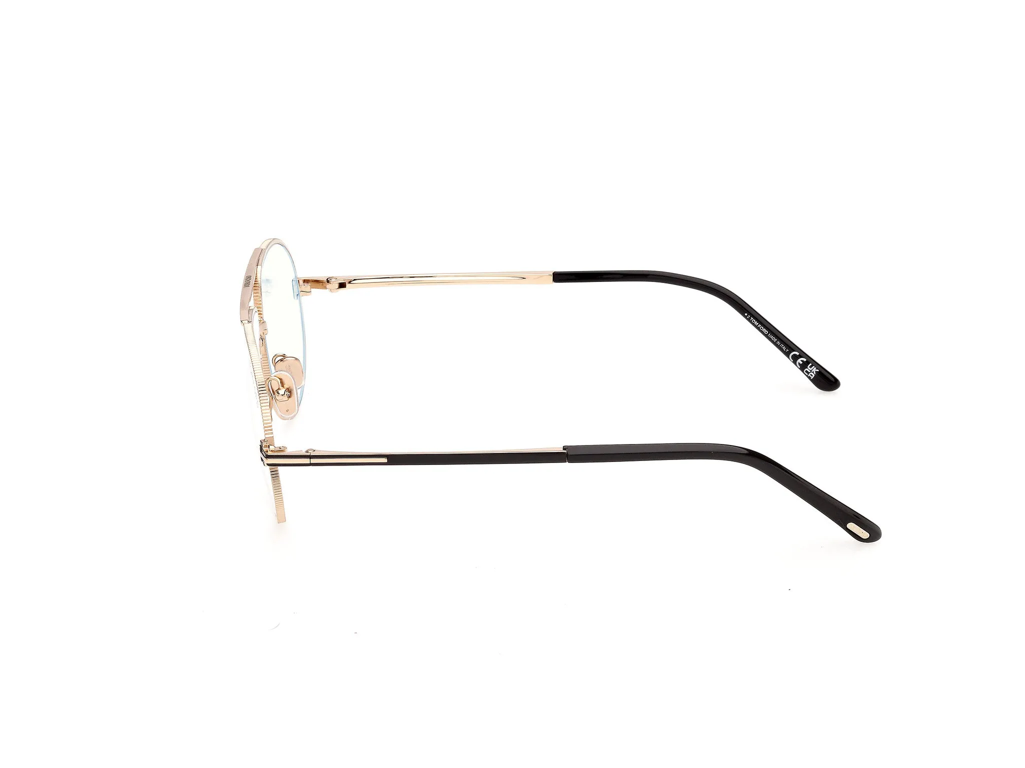 TOM FORD FT6186-B 28 Montature da vista Metallo Oro Pilot Normale - immagine 3