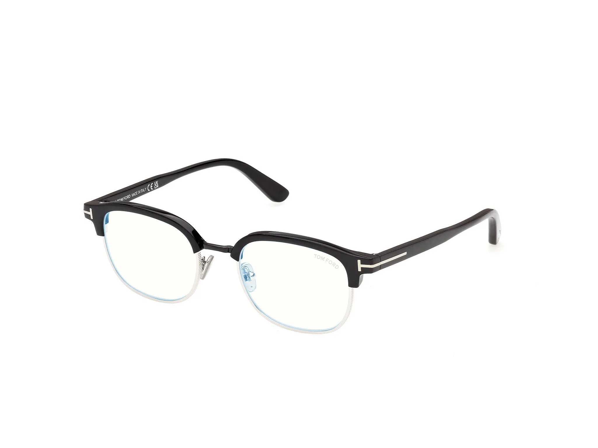 TOM FORD FT6185-B 5 Montature da vista Acetato Nero Squadrata Normale - immagine 1