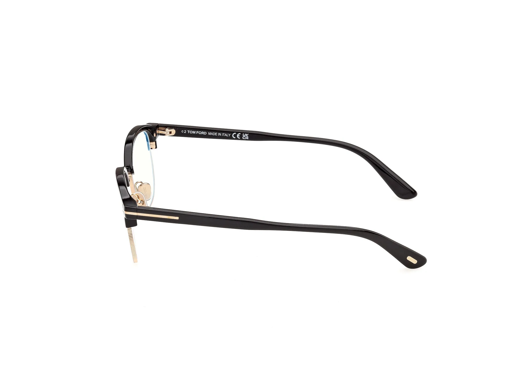 TOM FORD FT6185-B 1 Montature da vista Acetato Nero Squadrata Normale - immagine 3