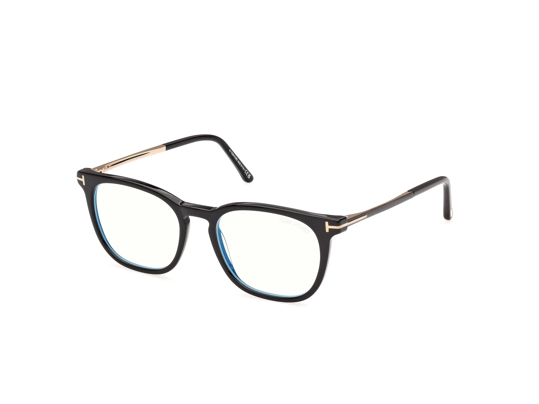 TOM FORD FT6184-B 1 Montature da vista Acetato Nero Squadrata Normale - immagine 1