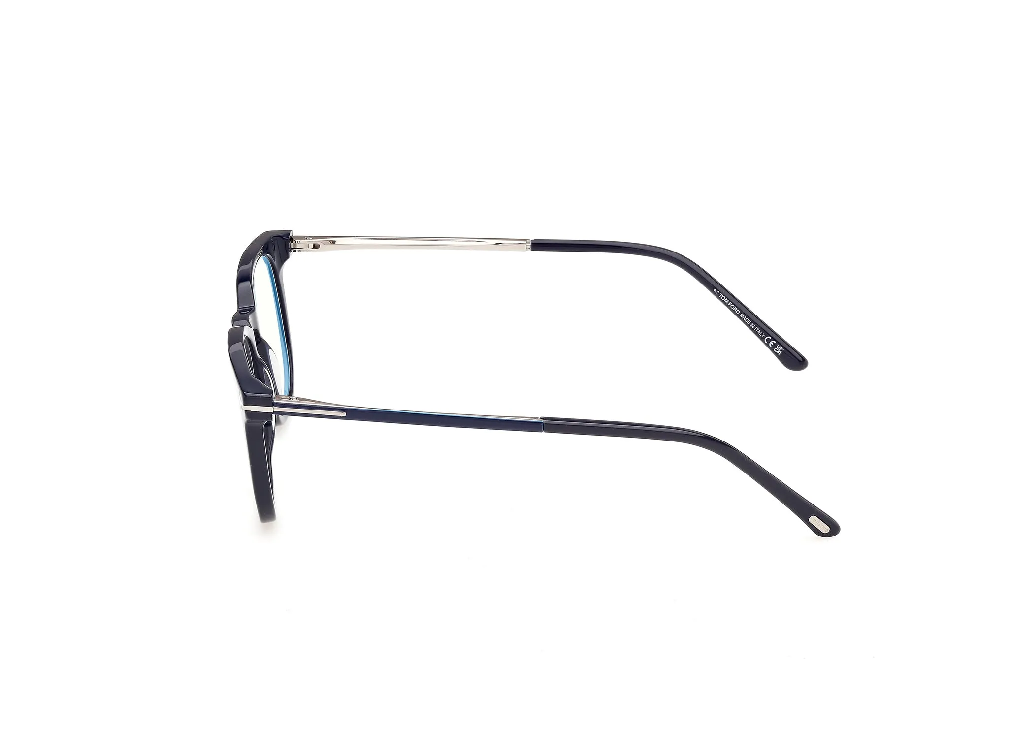 TOM FORD FT6184-B 90 Montature da vista Acetato Blu Squadrata Normale - immagine 3