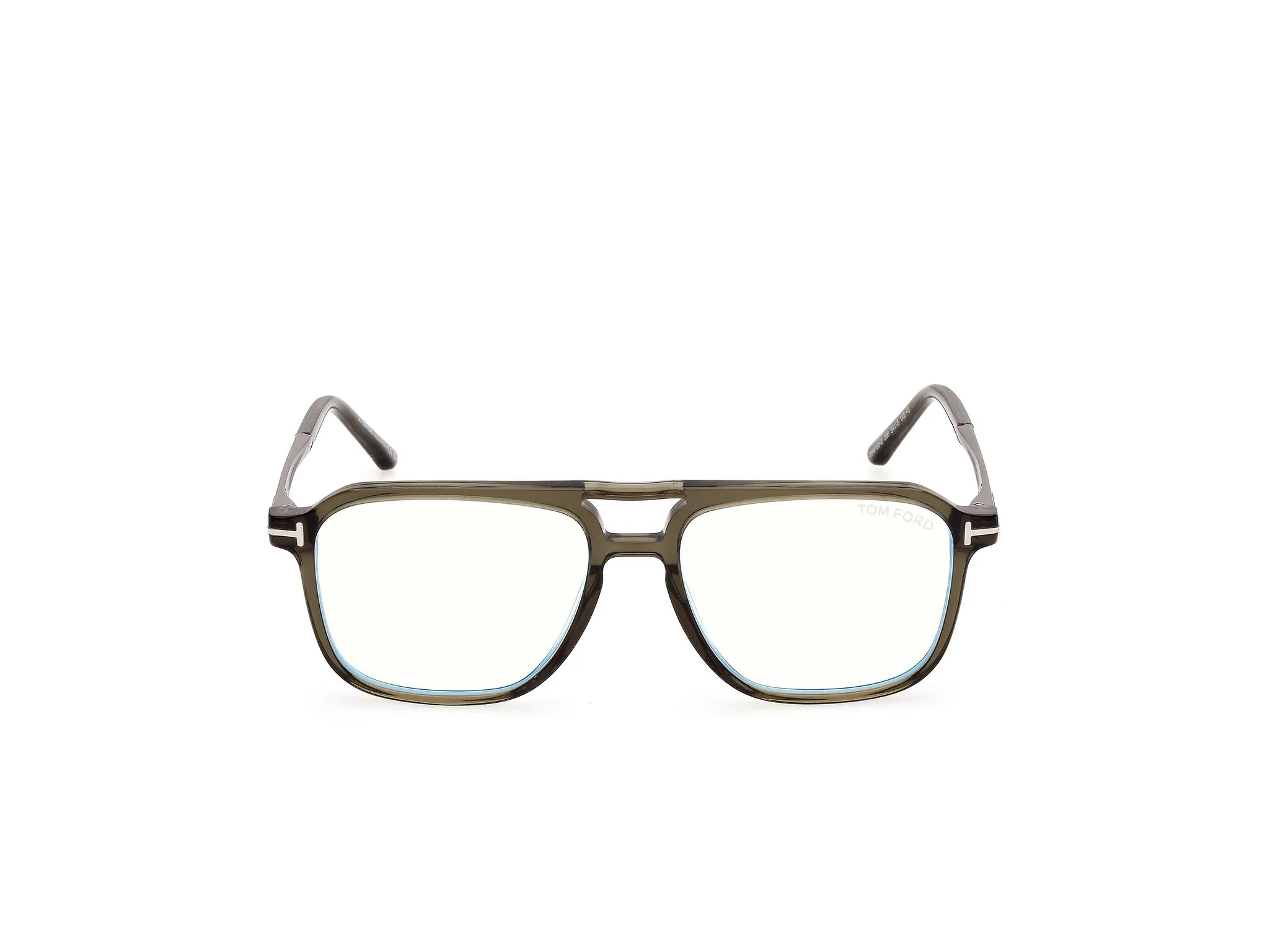 TOM FORD FT6183-B 96 Montature da vista Acetato Verde Squadrata Normale - immagine 2