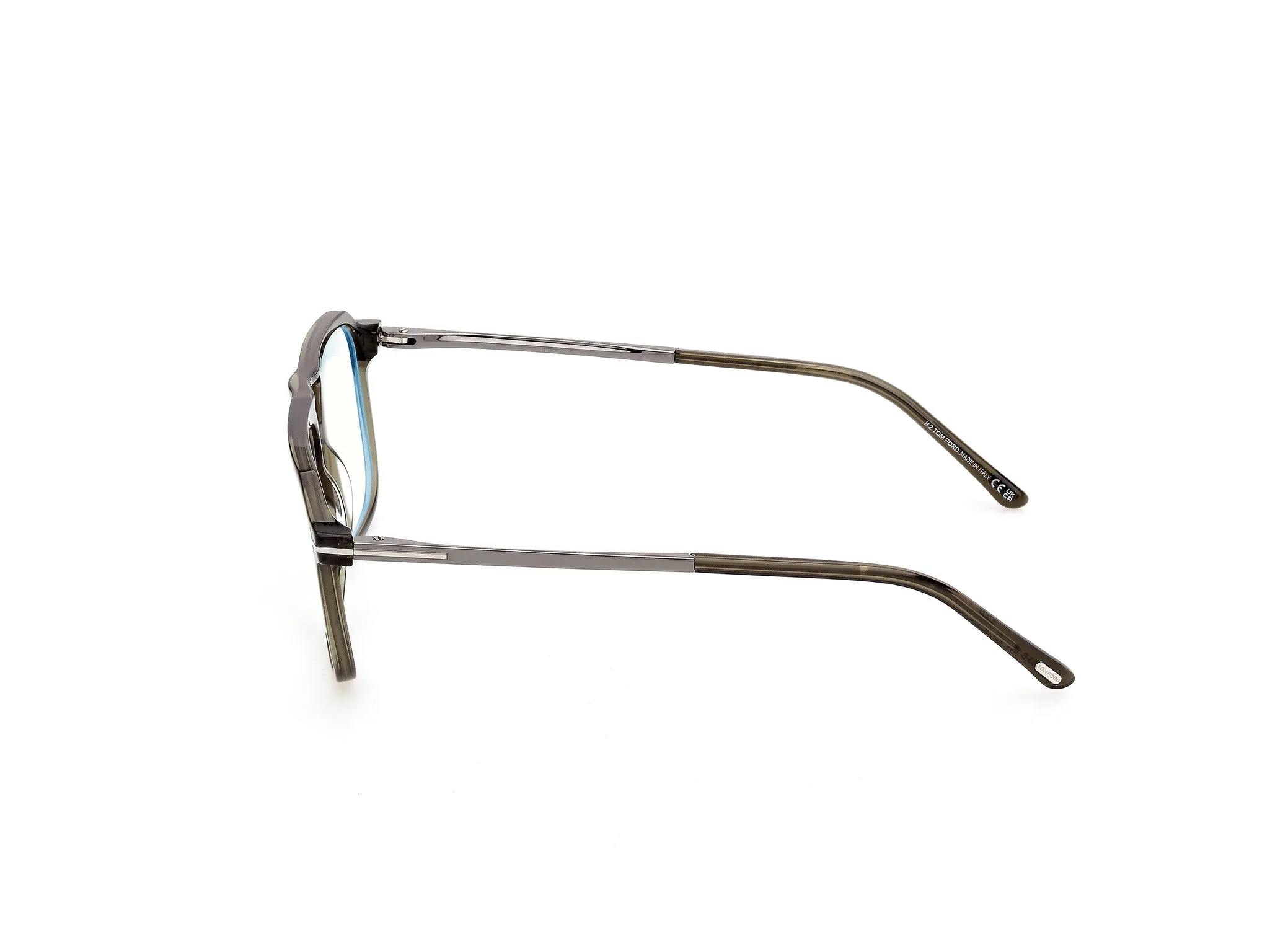 TOM FORD FT6183-B 96 Montature da vista Acetato Verde Squadrata Normale - immagine 3