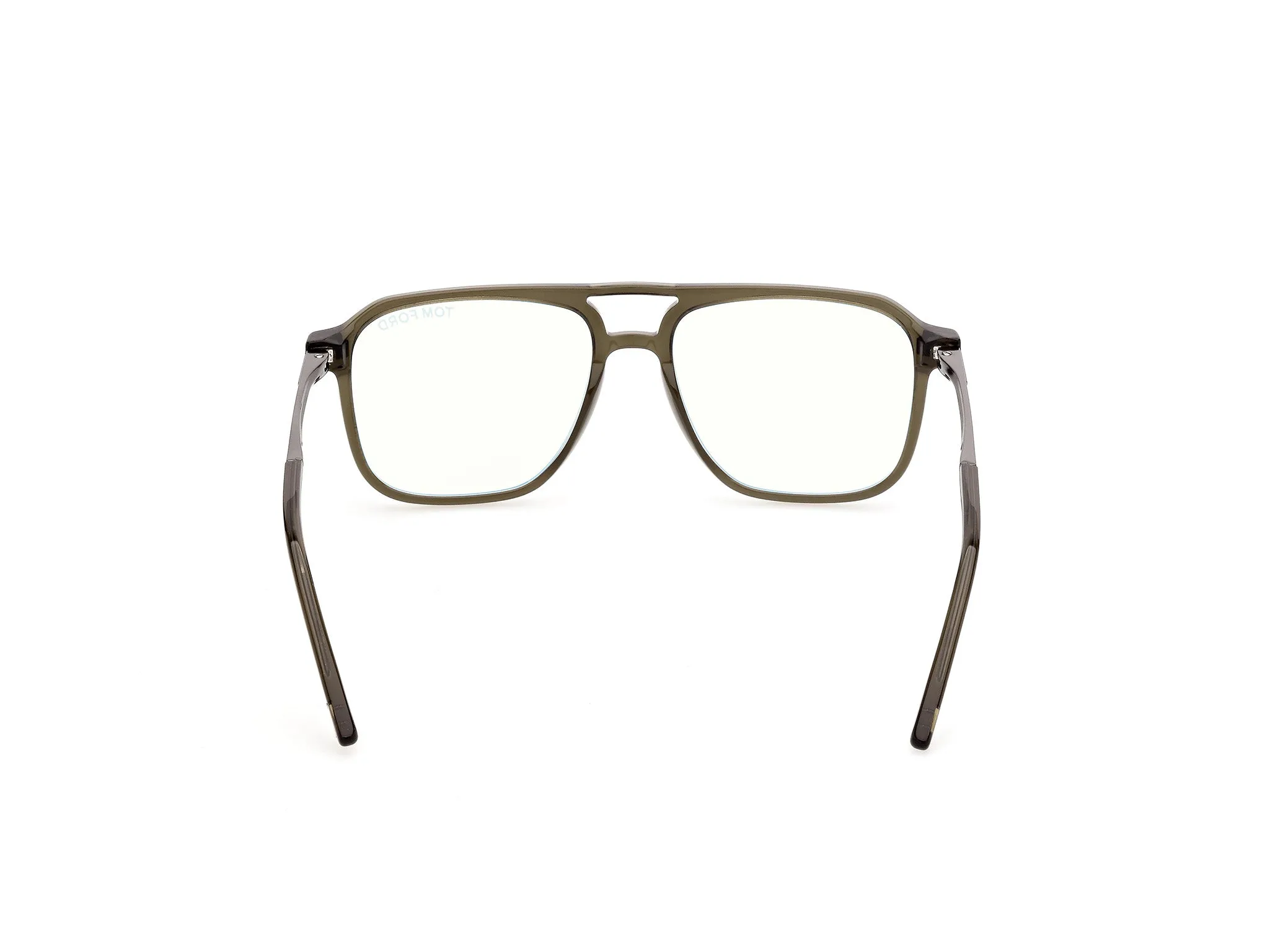 TOM FORD FT6183-B 96 Montature da vista Acetato Verde Squadrata Normale - immagine 4