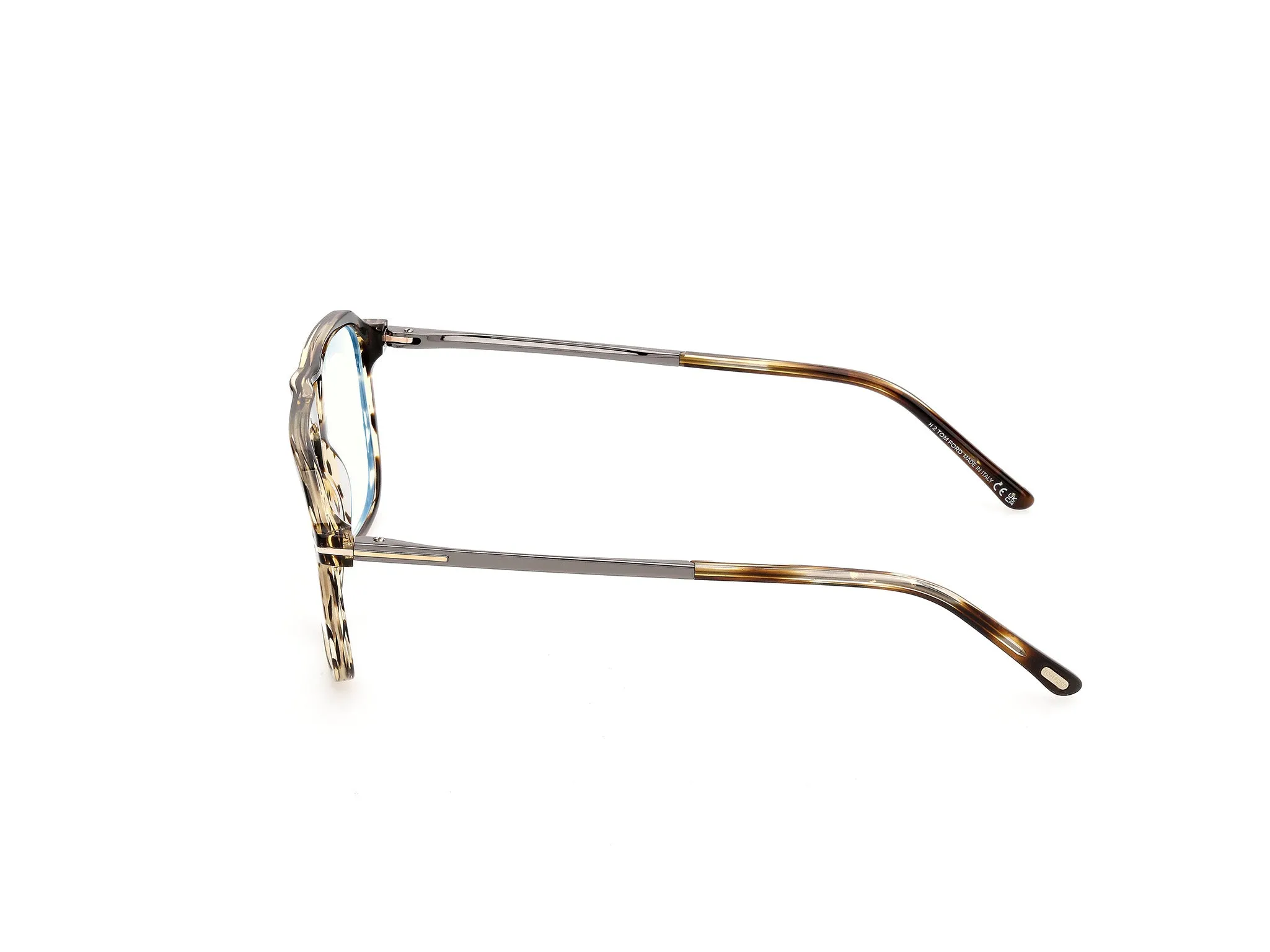 TOM FORD FT6183-B 56 Montature da vista Acetato Havana Squadrata Normale - immagine 3