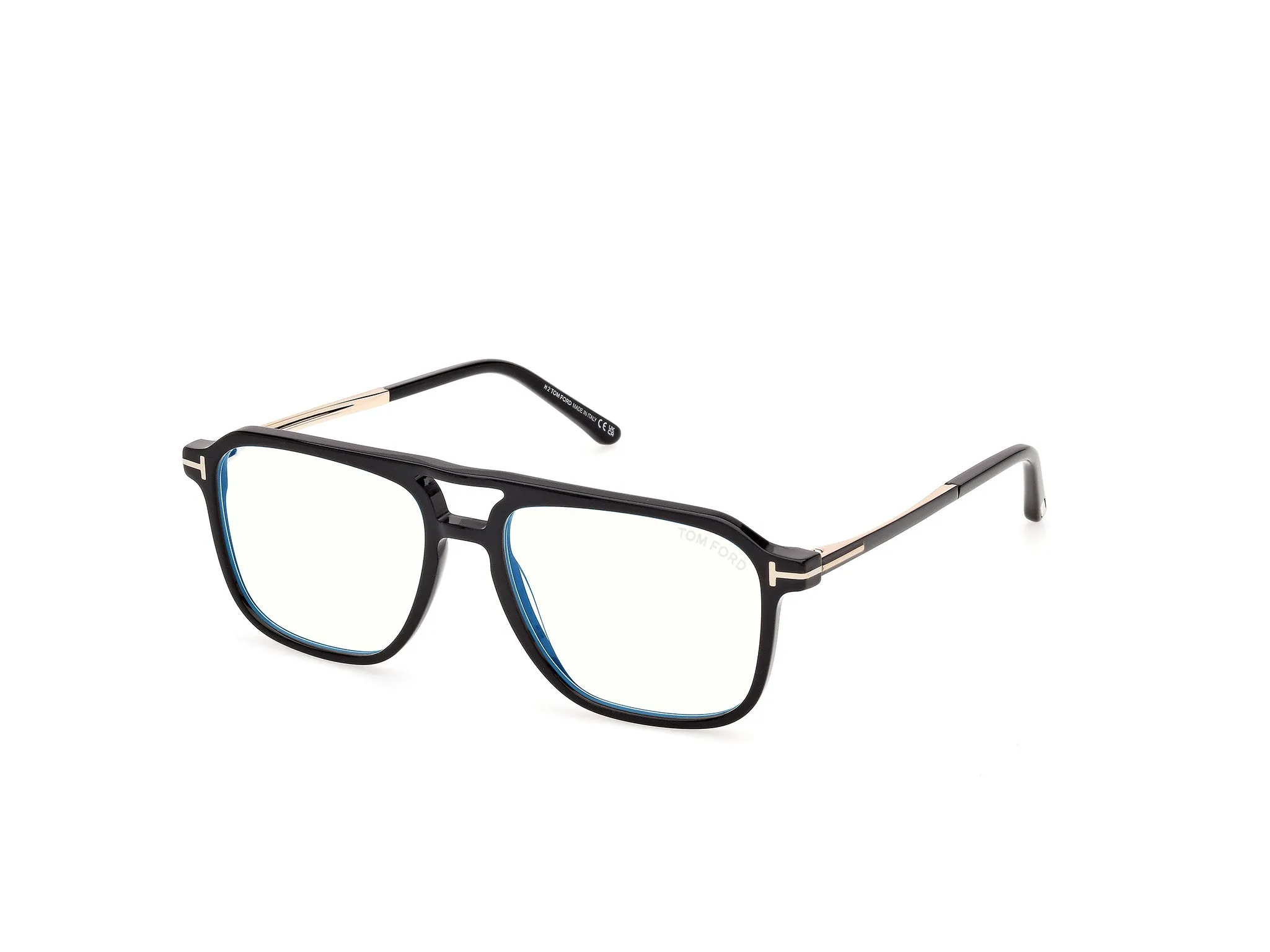 TOM FORD FT6183-B 1 Montature da vista Acetato Nero Squadrata Normale - immagine 1