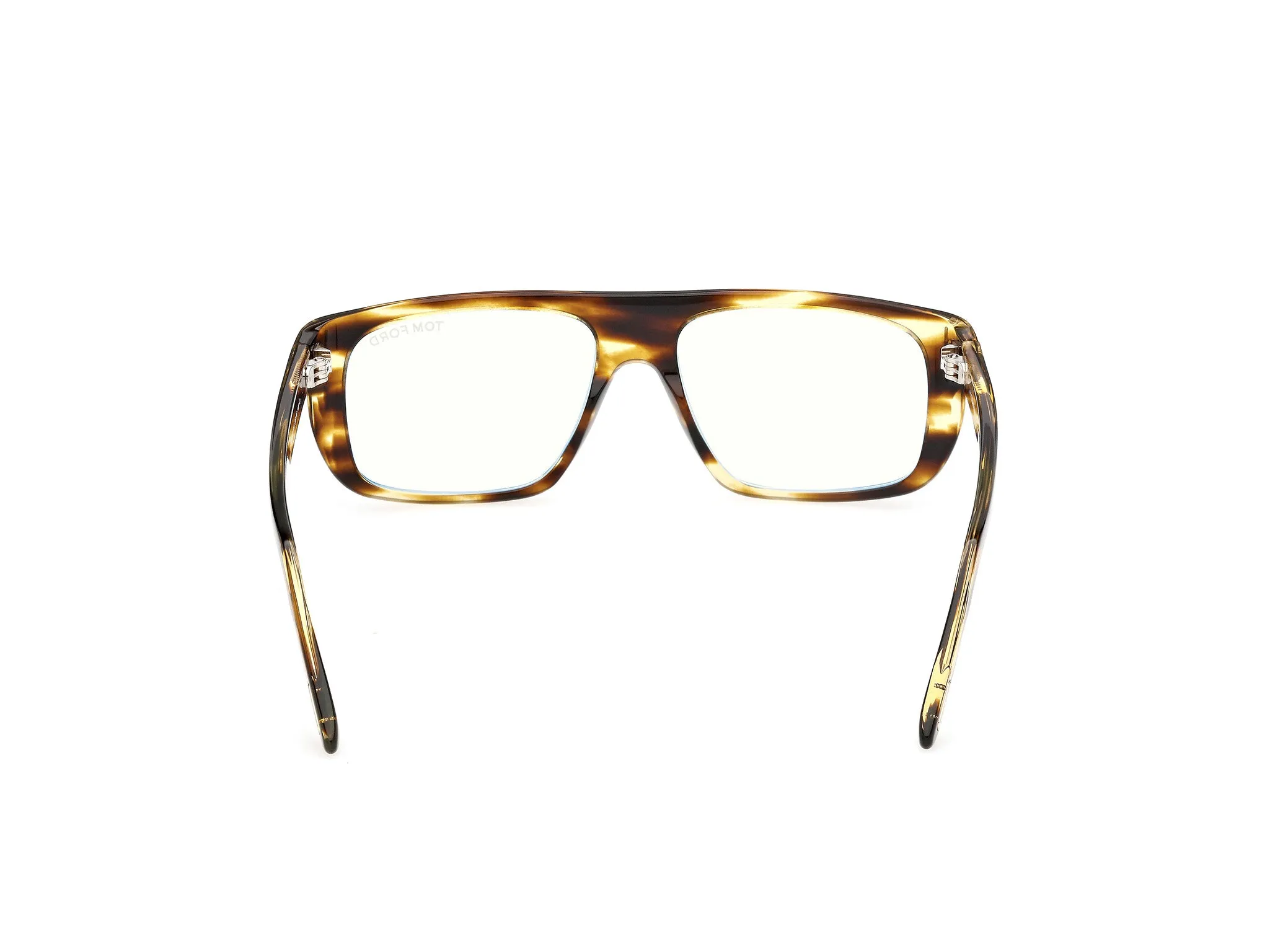 TOM FORD FT6182-B 56 Montature da vista Acetato Havana Pilot Normale - immagine 4