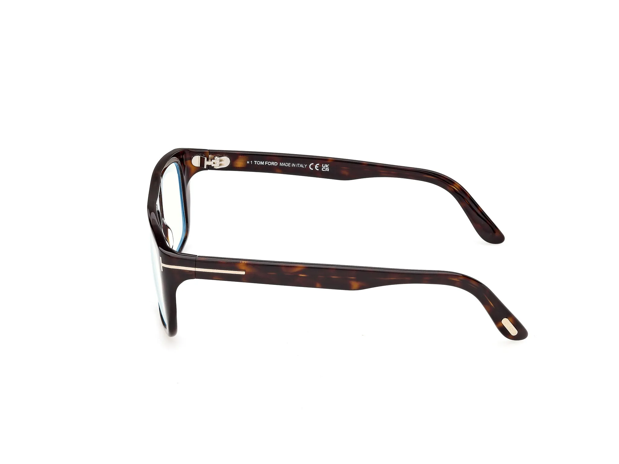 TOM FORD FT6182-B 52 Montature da vista Acetato Havana Pilot Normale - immagine 3