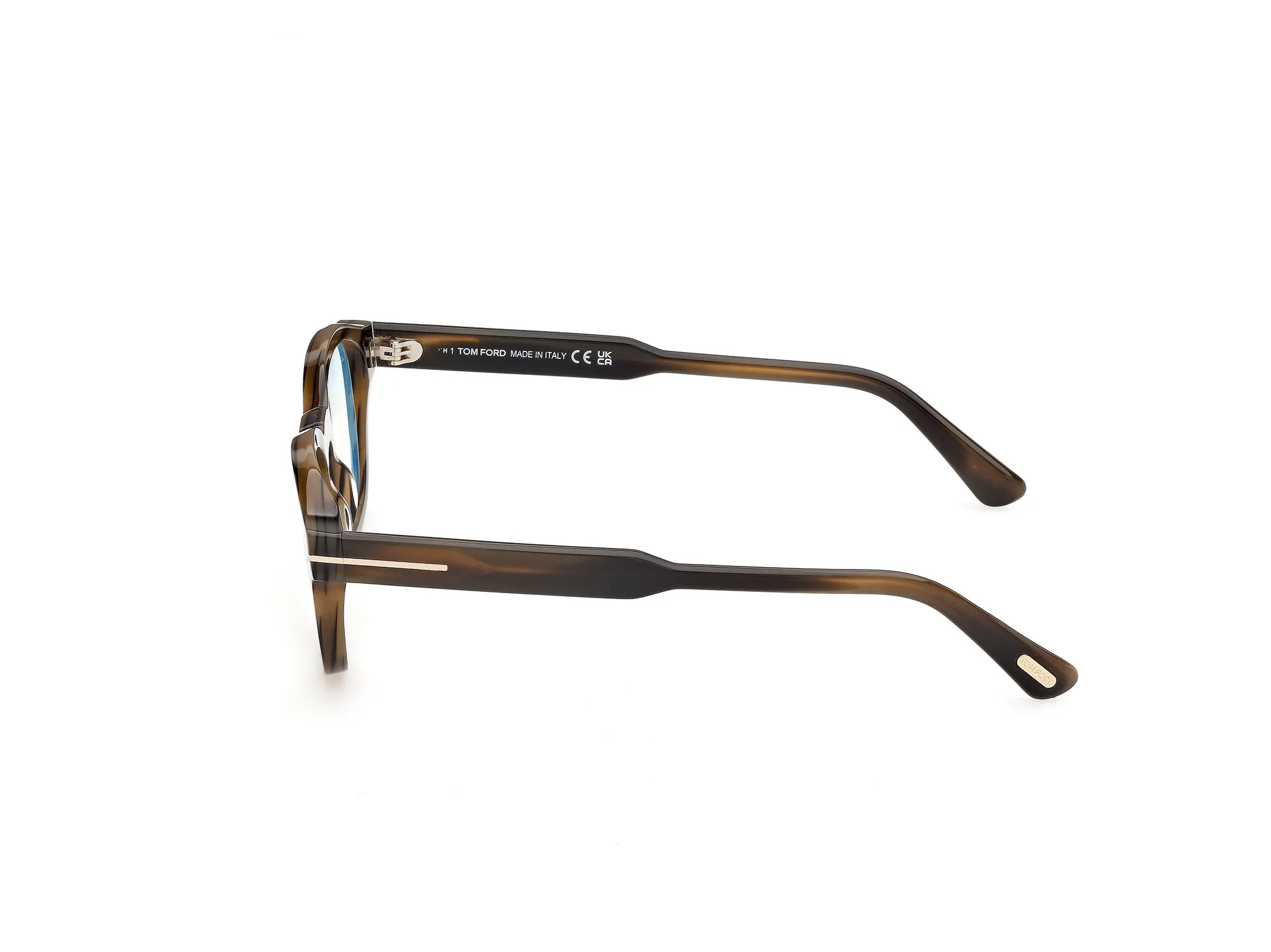 TOM FORD FT6181-B 56 Montature da vista Acetato Havana Rotonda Normale - immagine 3