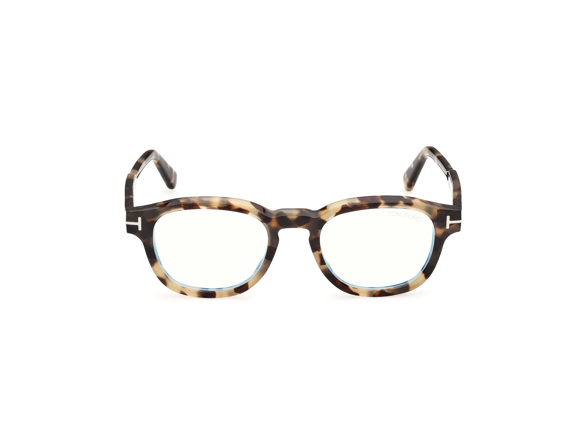 TOM FORD FT6181-B 55 Montature da vista Acetato Havana Rotonda Normale - immagine 2