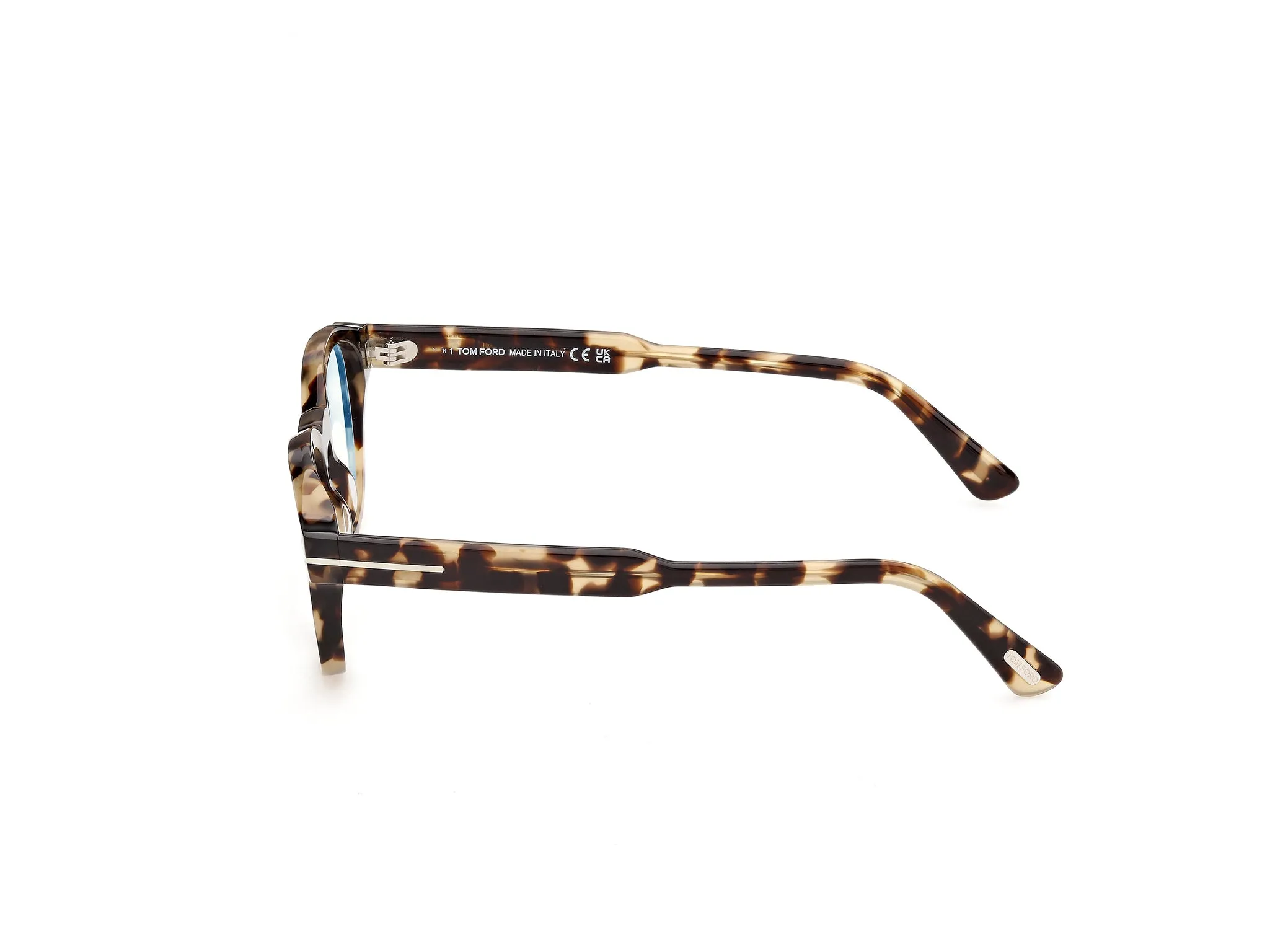 TOM FORD FT6181-B 55 Montature da vista Acetato Havana Rotonda Normale - immagine 3