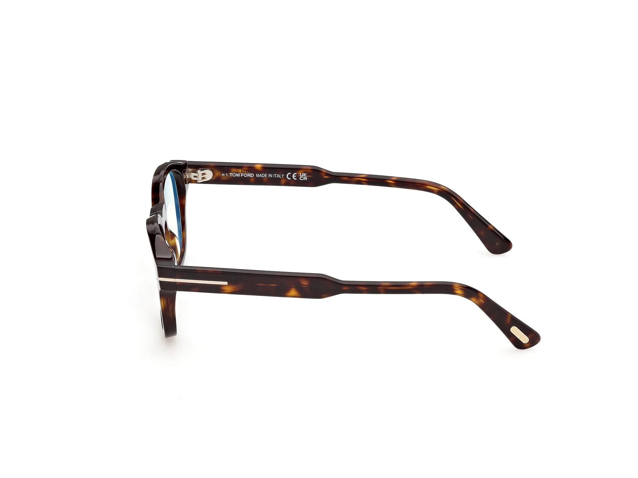 TOM FORD FT6181-B 52 Montature da vista Acetato Havana Rotonda Normale - immagine 3