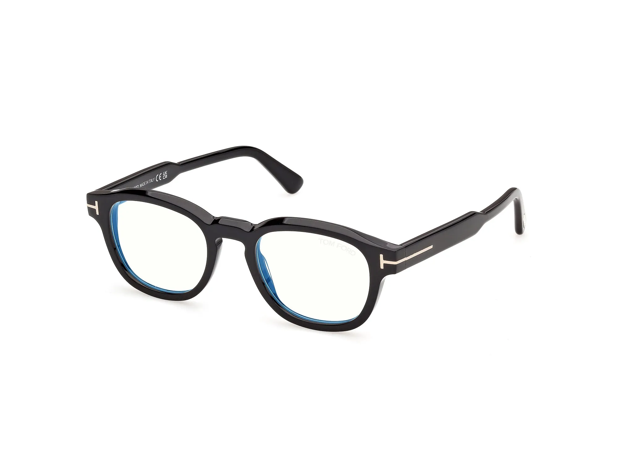 TOM FORD FT6181-B 1 Montature da vista Acetato Nero Rotonda Normale - immagine 1