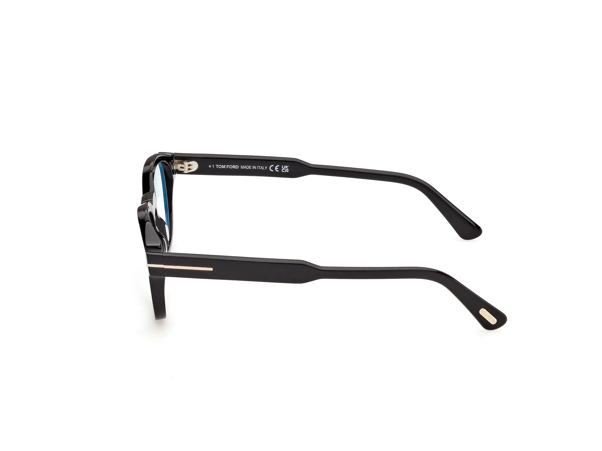TOM FORD FT6181-B 1 Montature da vista Acetato Nero Rotonda Normale - immagine 3