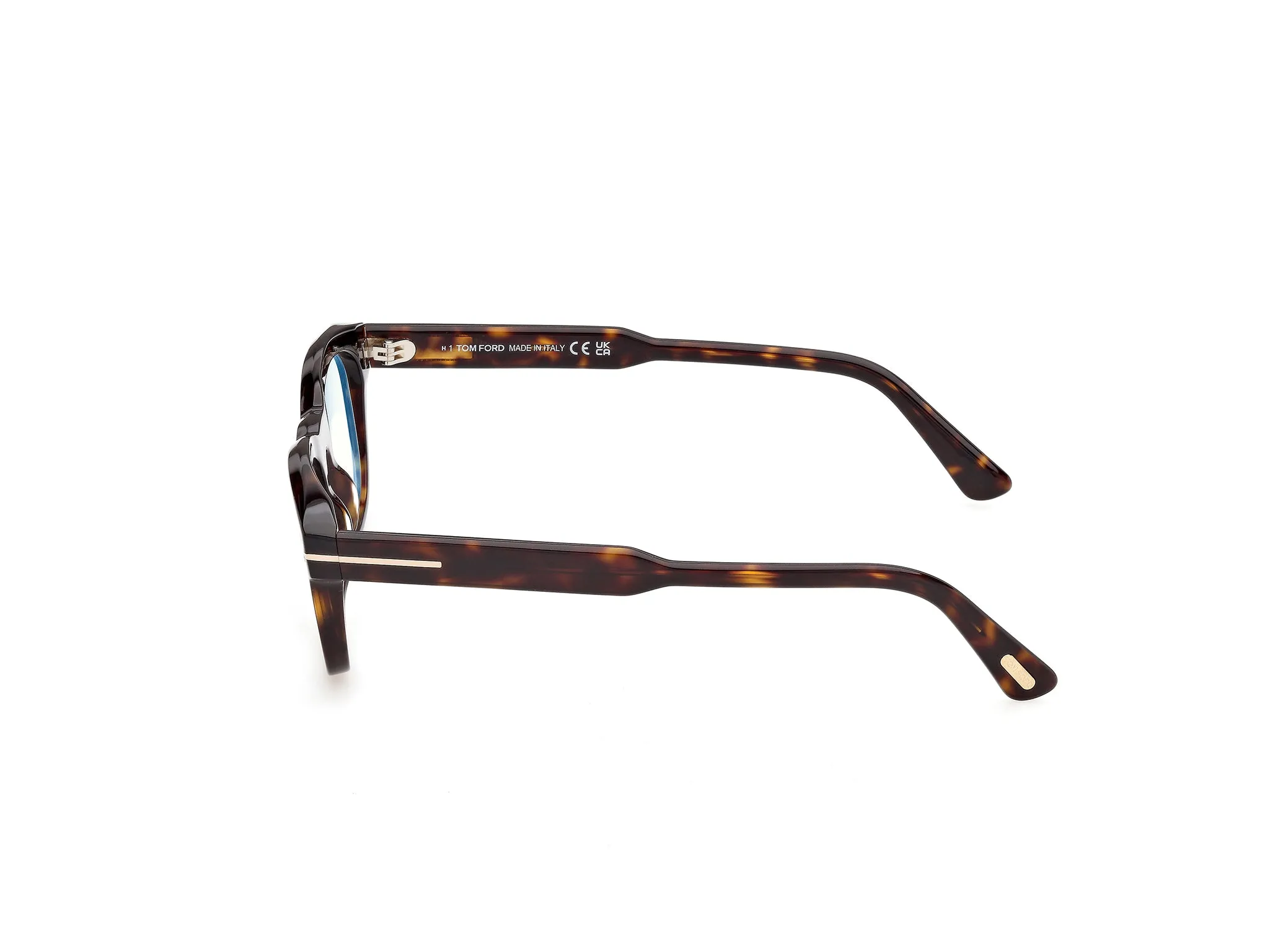 TOM FORD FT6180-B 52 Montature da vista Acetato Havana Squadrata Normale - immagine 3