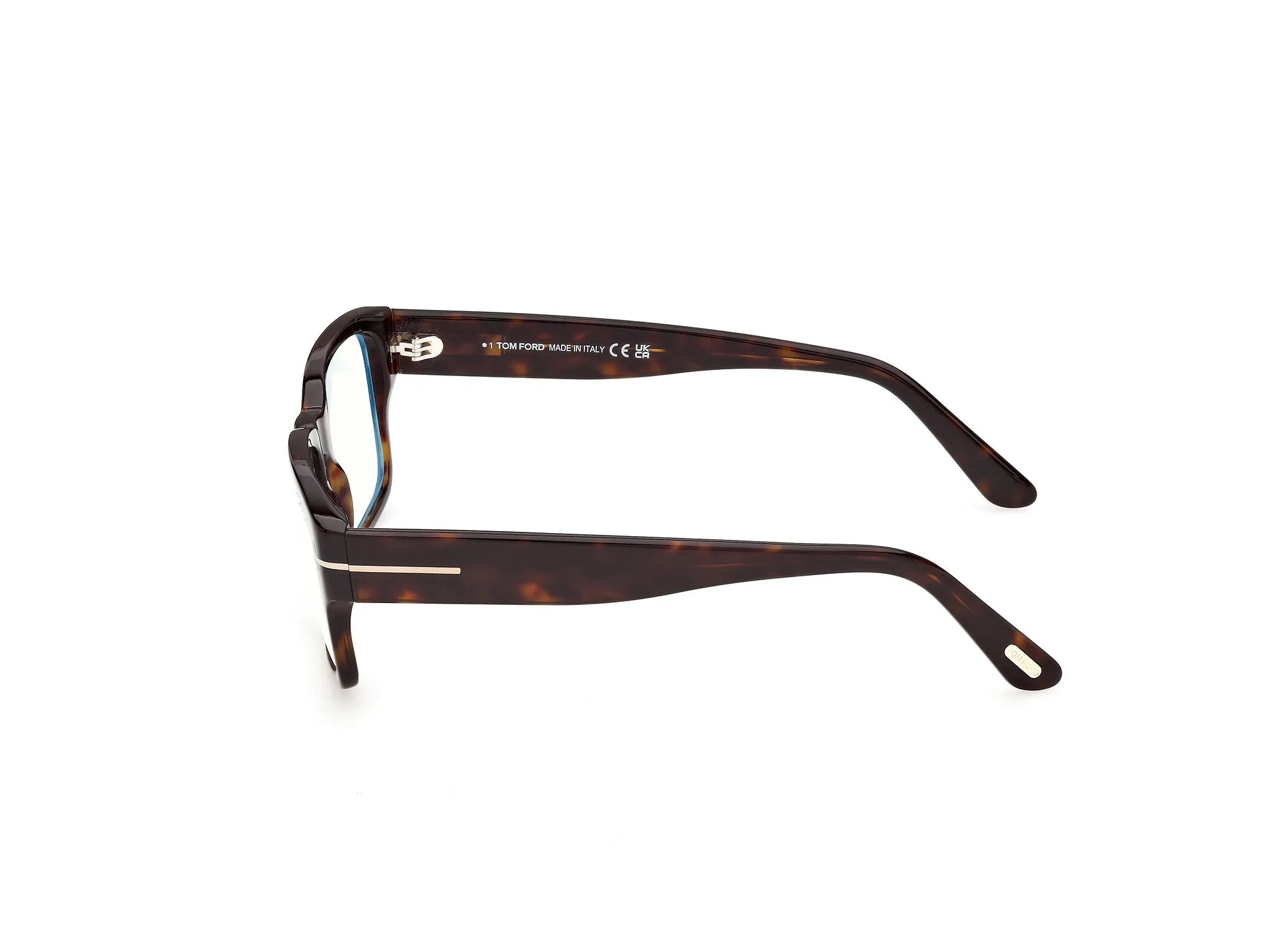 TOM FORD FT6179-B 52 Montature da vista Acetato Havana Squadrata Normale - immagine 3