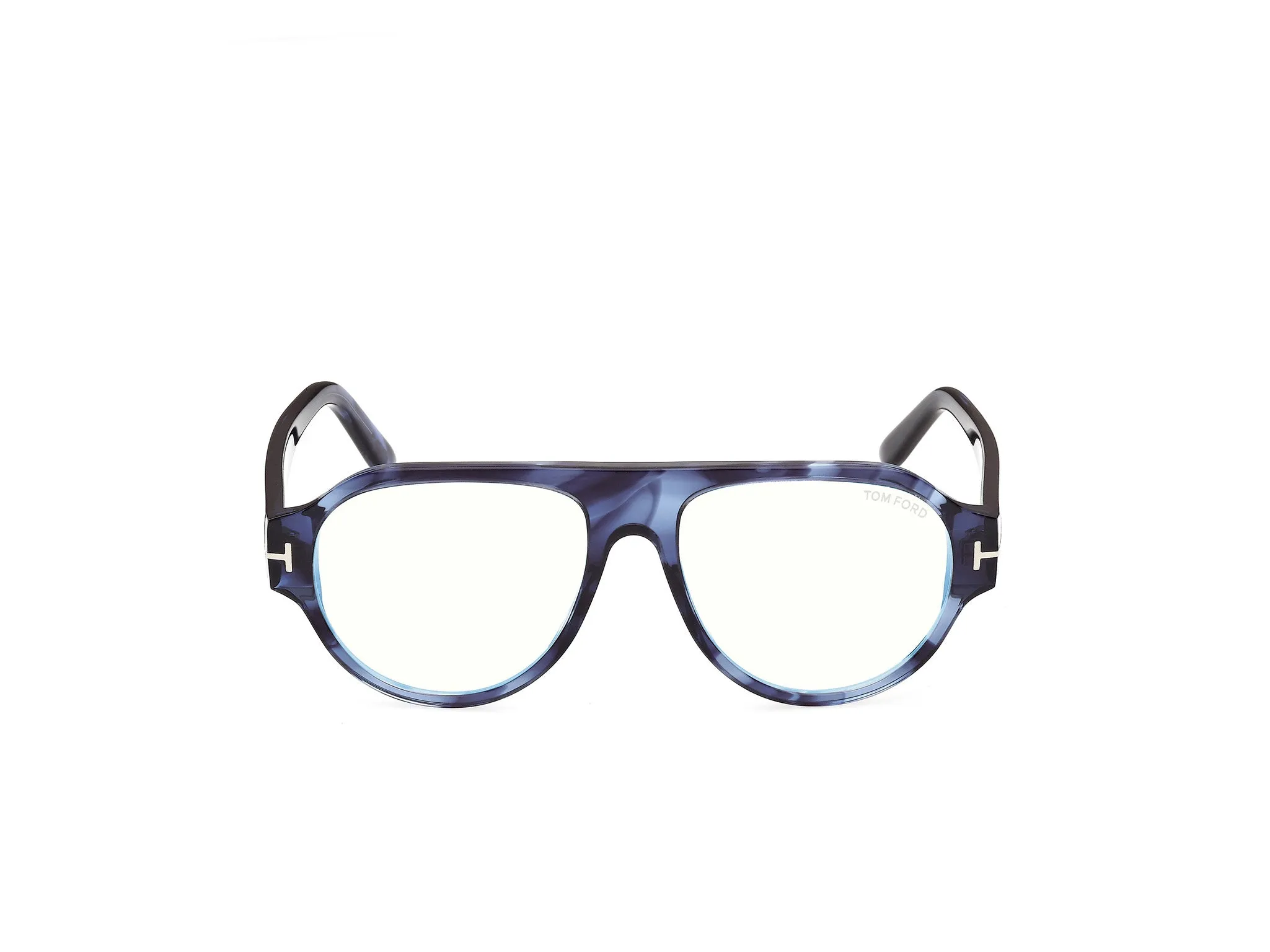 TOM FORD FT6178-B 55 Montature da vista Acetato Havana Pilot Normale - immagine 2