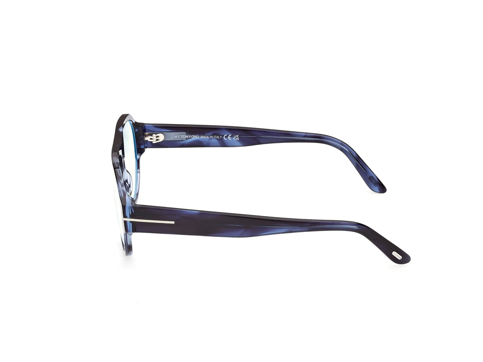 TOM FORD FT6178-B 55 Montature da vista Acetato Havana Pilot Normale - immagine 3