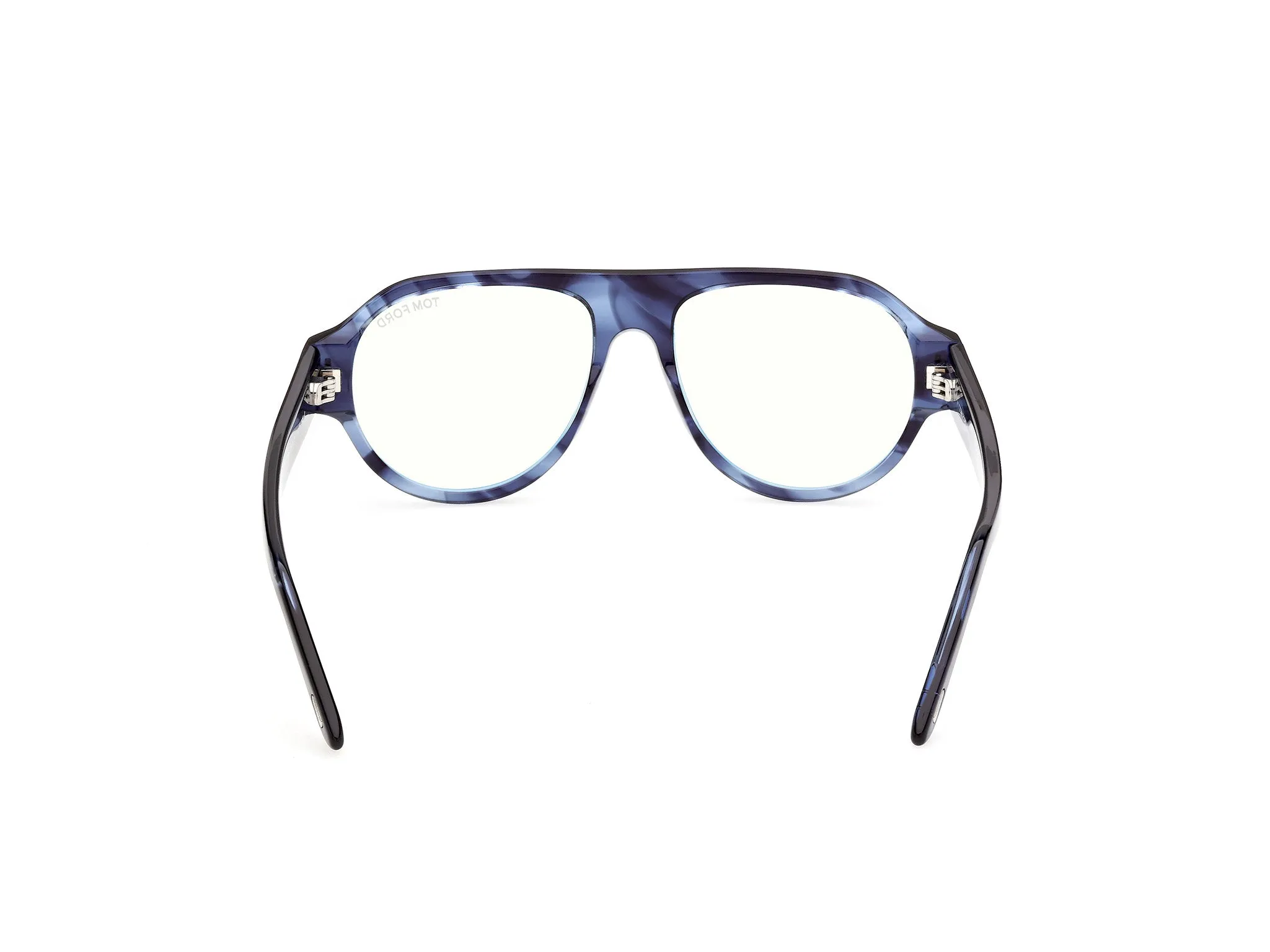 TOM FORD FT6178-B 55 Montature da vista Acetato Havana Pilot Normale - immagine 4