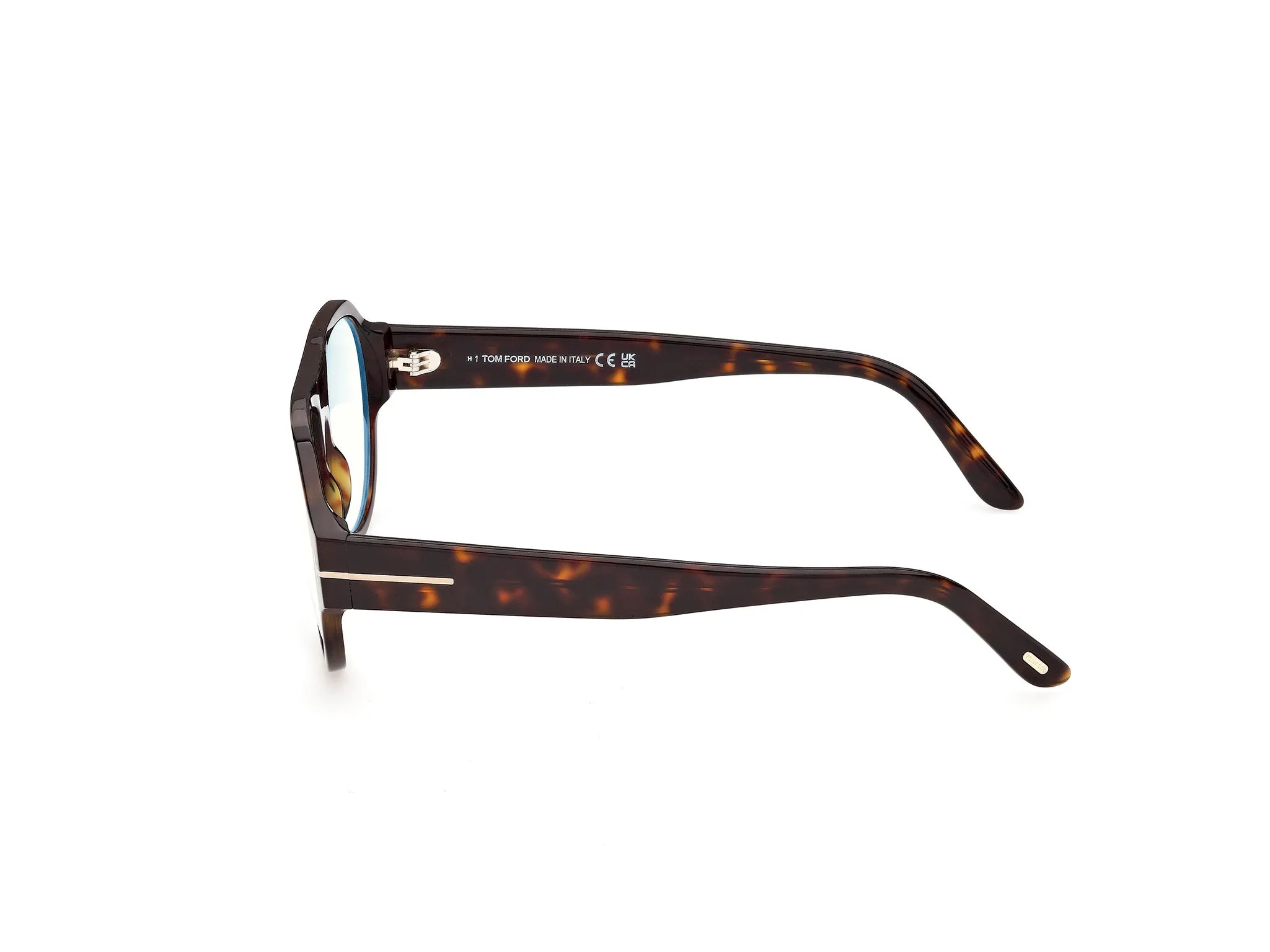 TOM FORD FT6178-B 52 Montature da vista Acetato Havana Pilot Normale - immagine 3