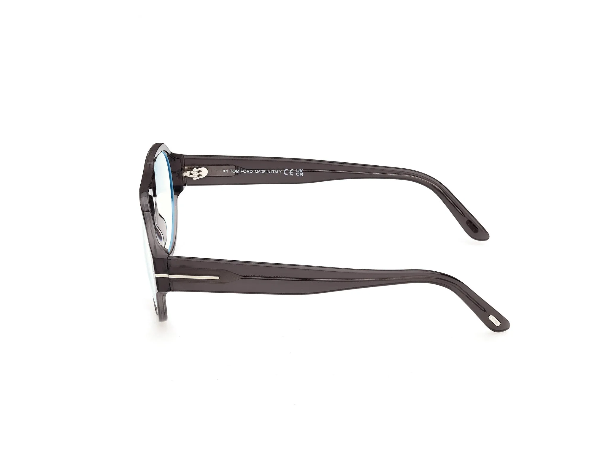 TOM FORD FT6178-B 20 Montature da vista Acetato Grigio Pilot Normale - immagine 3